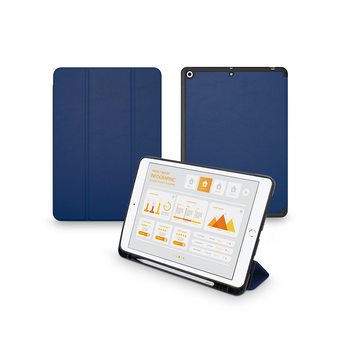 iPAD (10.9") ULTRA SLIM CASE: BLUE