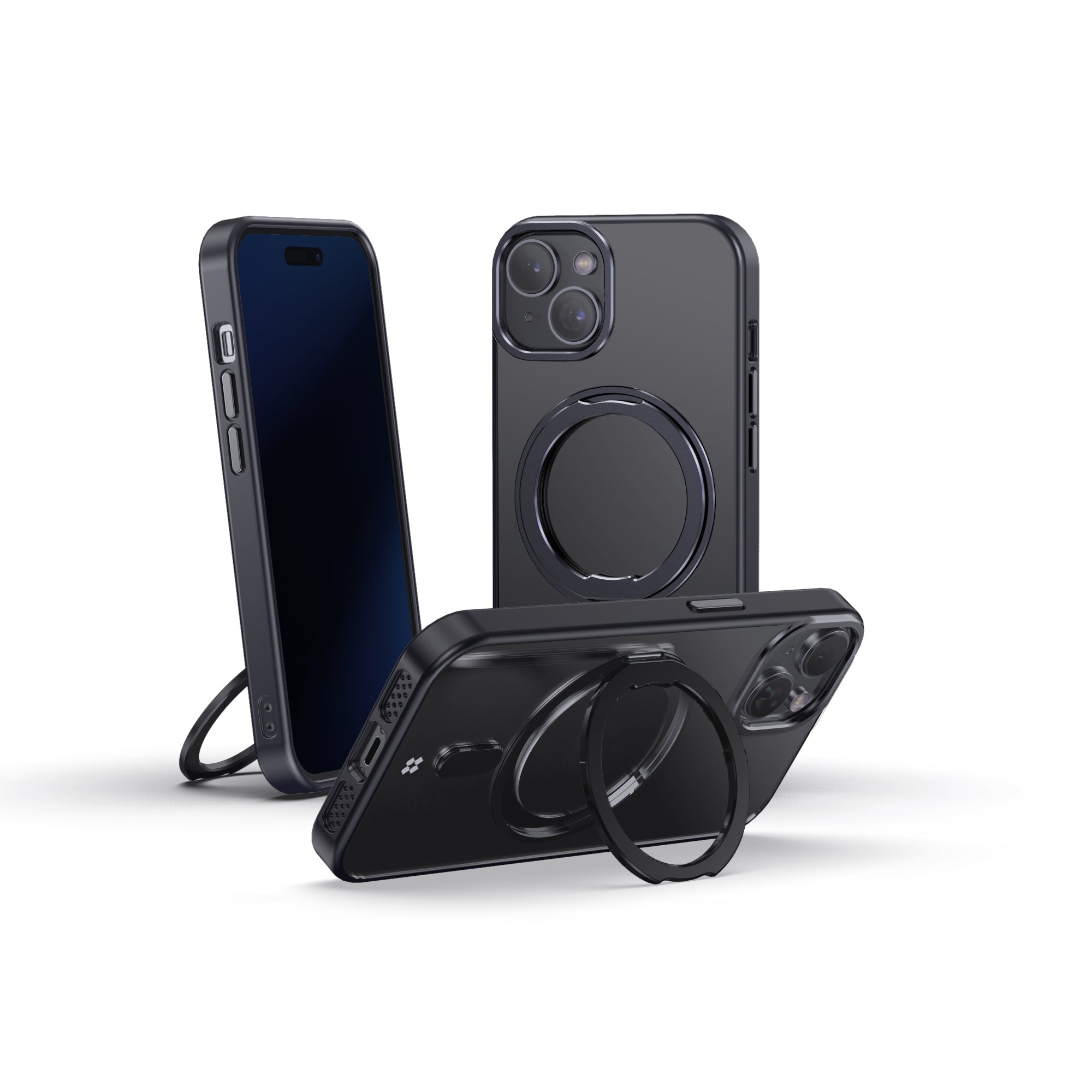 iPhone 15 Pro / Pro Max / 15 / 15 Plus Case: Mag+ Black
