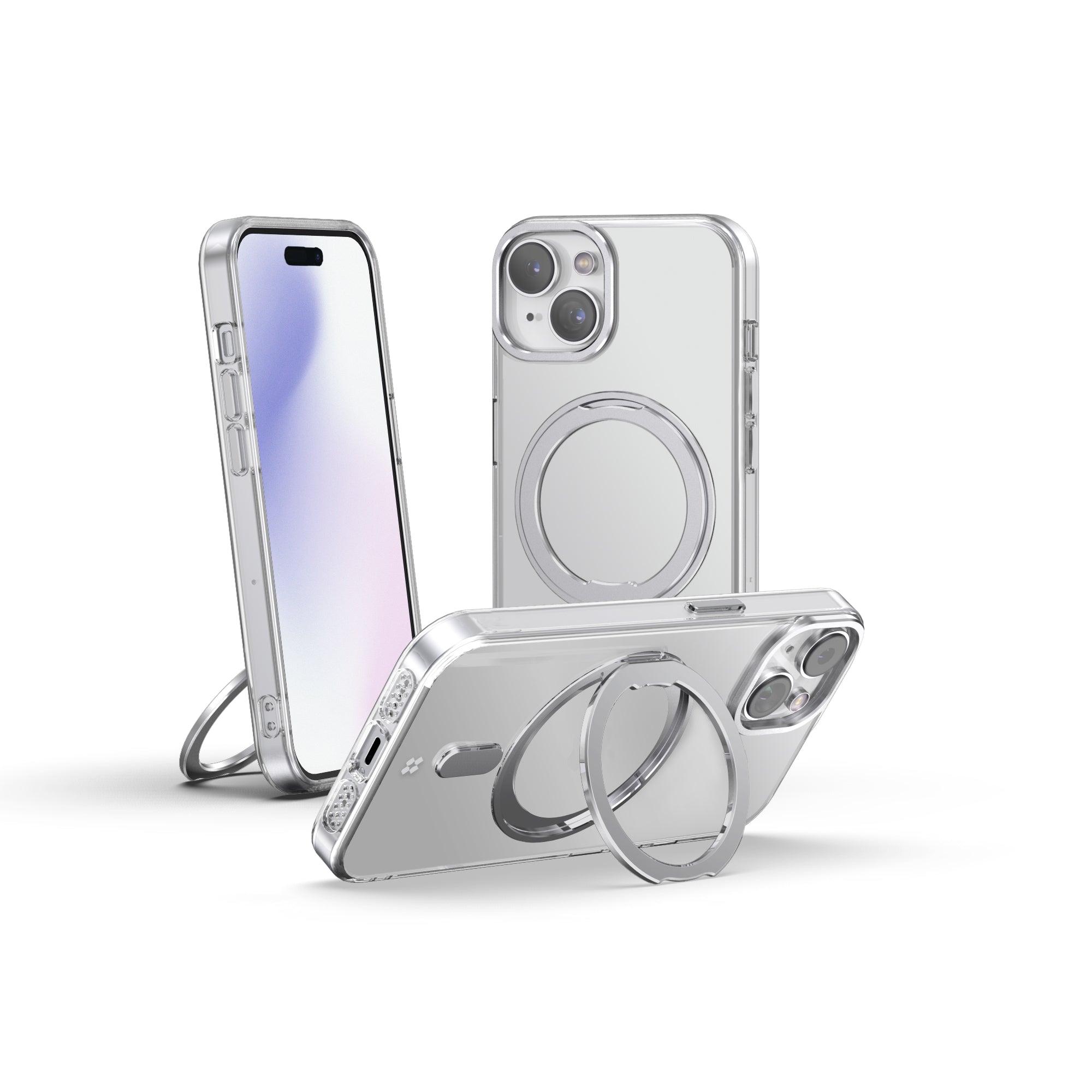 iPhone 15 Pro / Pro Max / 15 / 15 Plus Case: Mag+ Clear