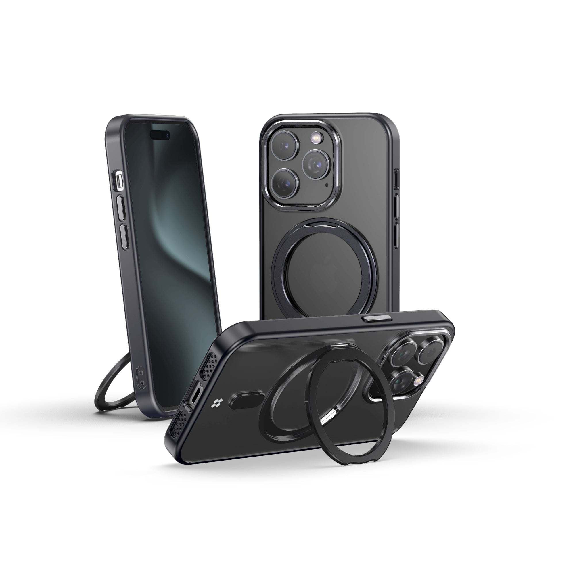 iPhone 15 Pro / Pro Max / 15 / 15 Plus Case: Mag+ Black