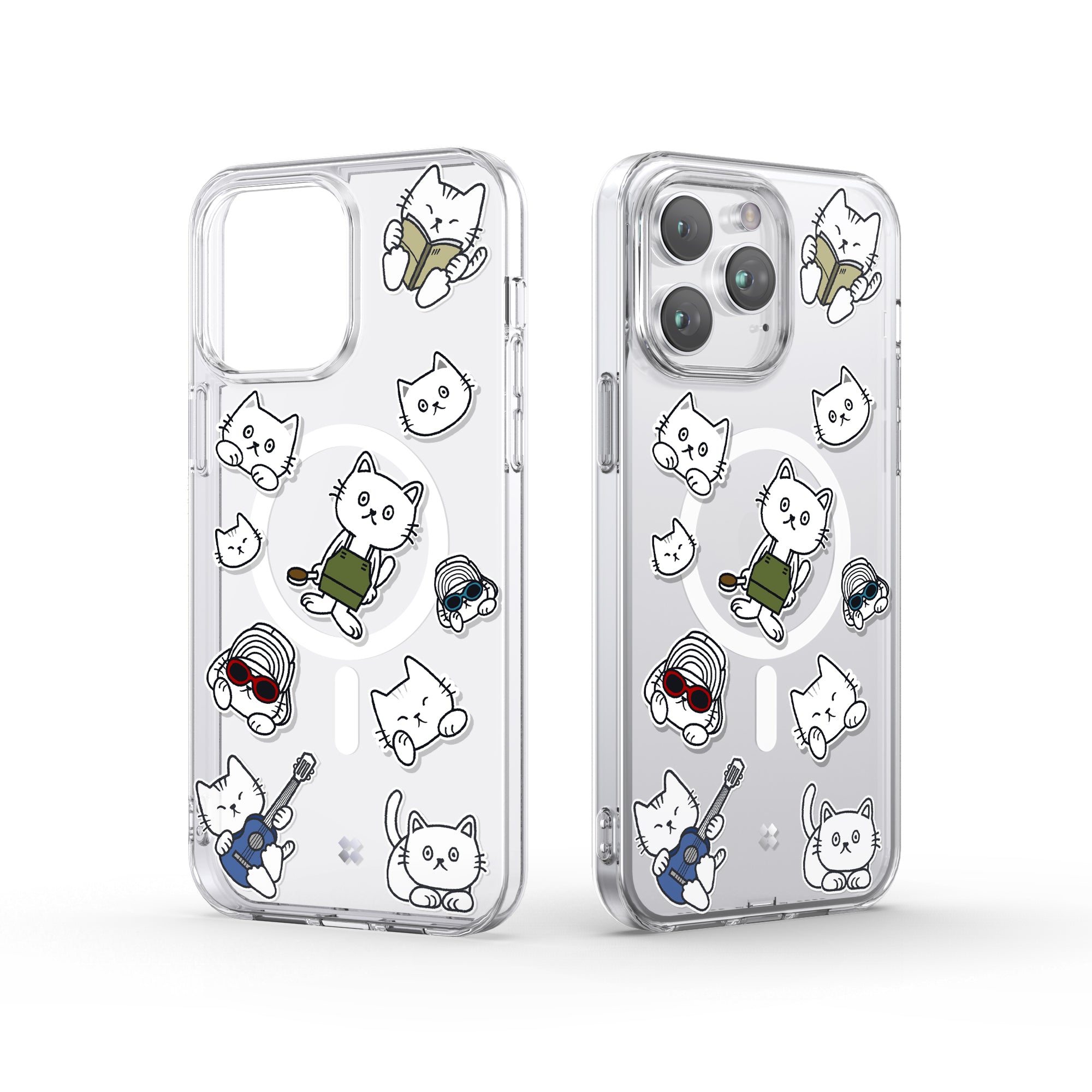 iPhone 15 Pro / Pro Max Case: Cast Combo Cat Magsafe iPhone 15 Pro / Pro Max Case: Cast Combo Cat Magsafe