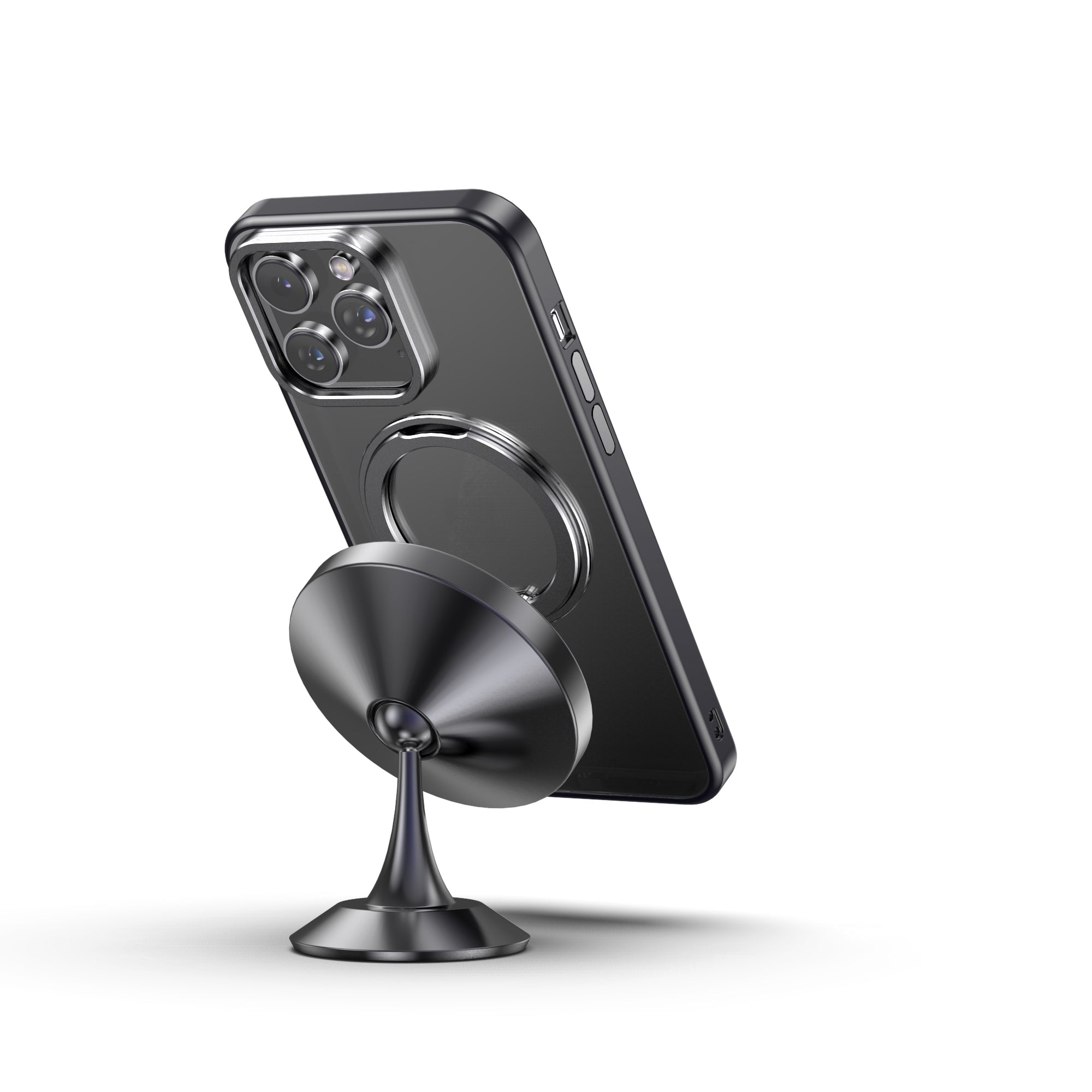 iPhone 15 Pro / Pro Max / 15 / 15 Plus Case: Mag+ Black