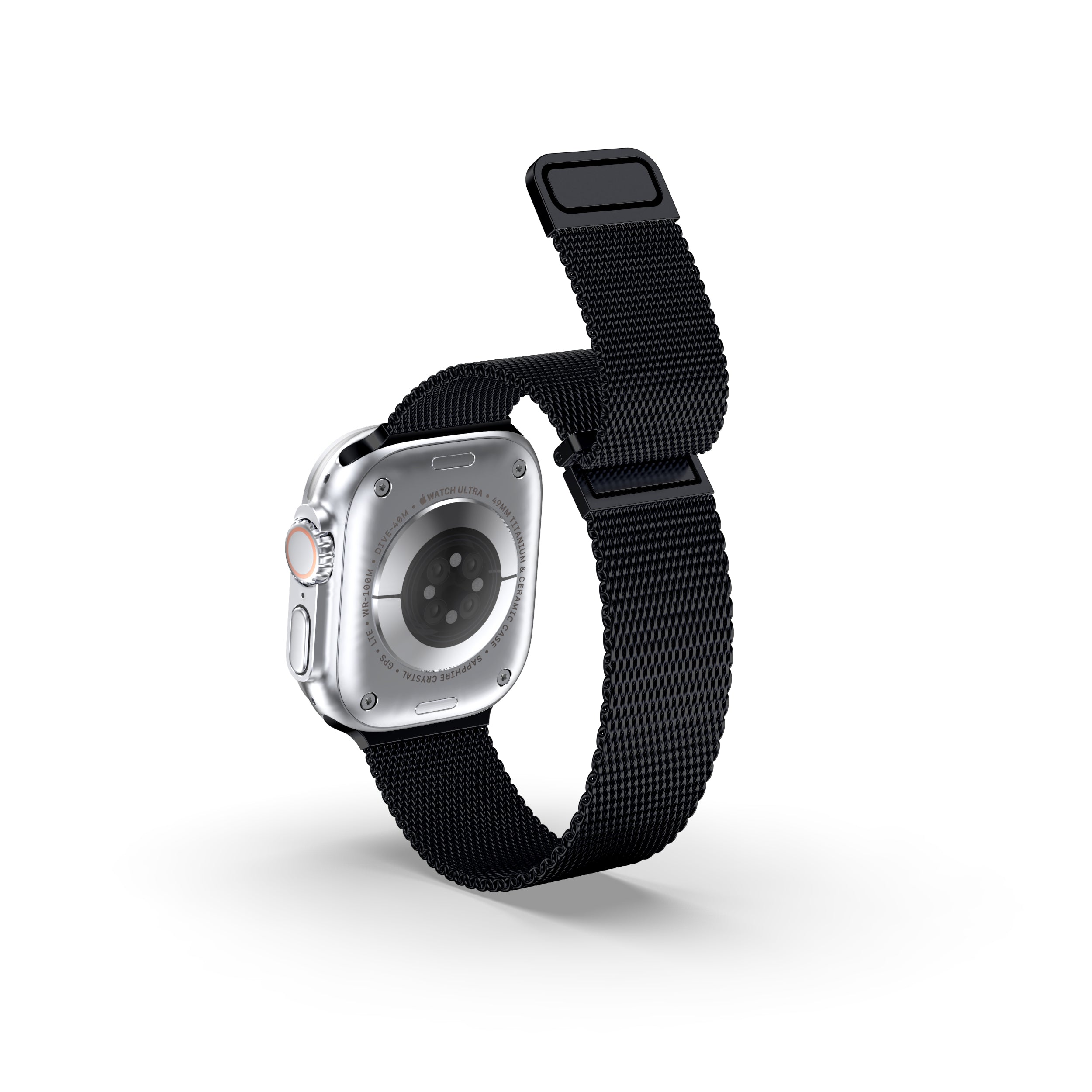 APPLE WATCH SERIES ULTRA 2/ULTRA/9/8/7/6 EXCELSIOR BAND: BLACK
