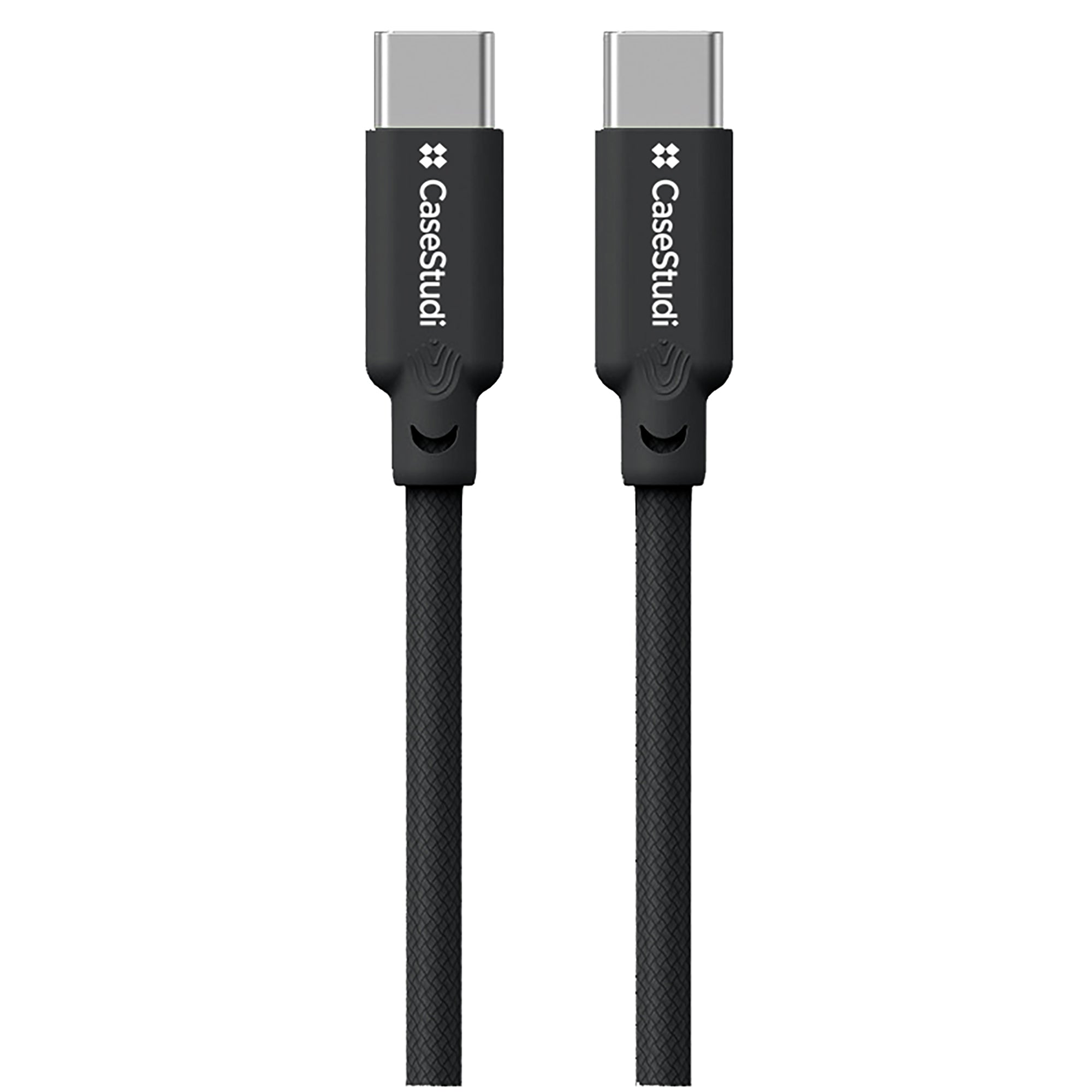 Casestudi Ballistic Cable - 60W Fast Charging USB-C Cable, 1.2m, Black, Built for Durability and Performance.