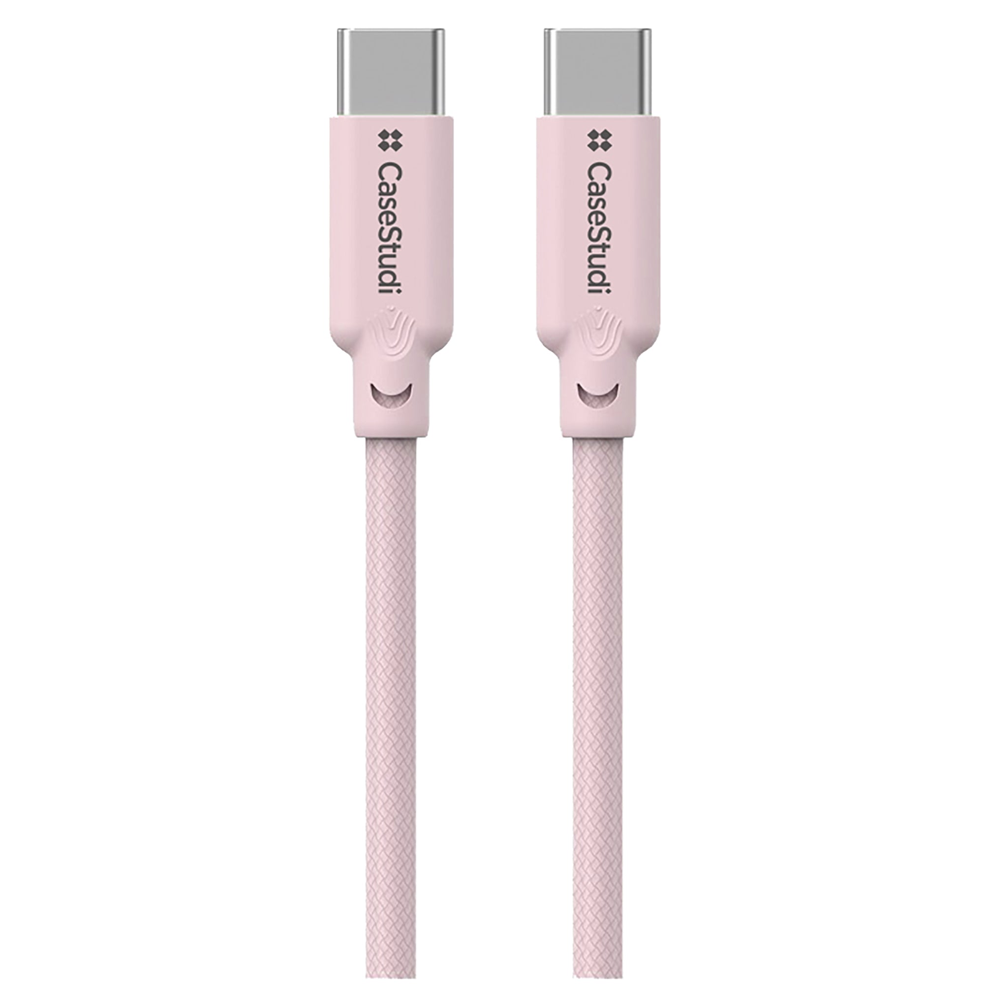 Casestudi Ballistic Cable - 60W Fast Charging USB-C Cable, 1.2m, Pink, Built for Durability and Performance.