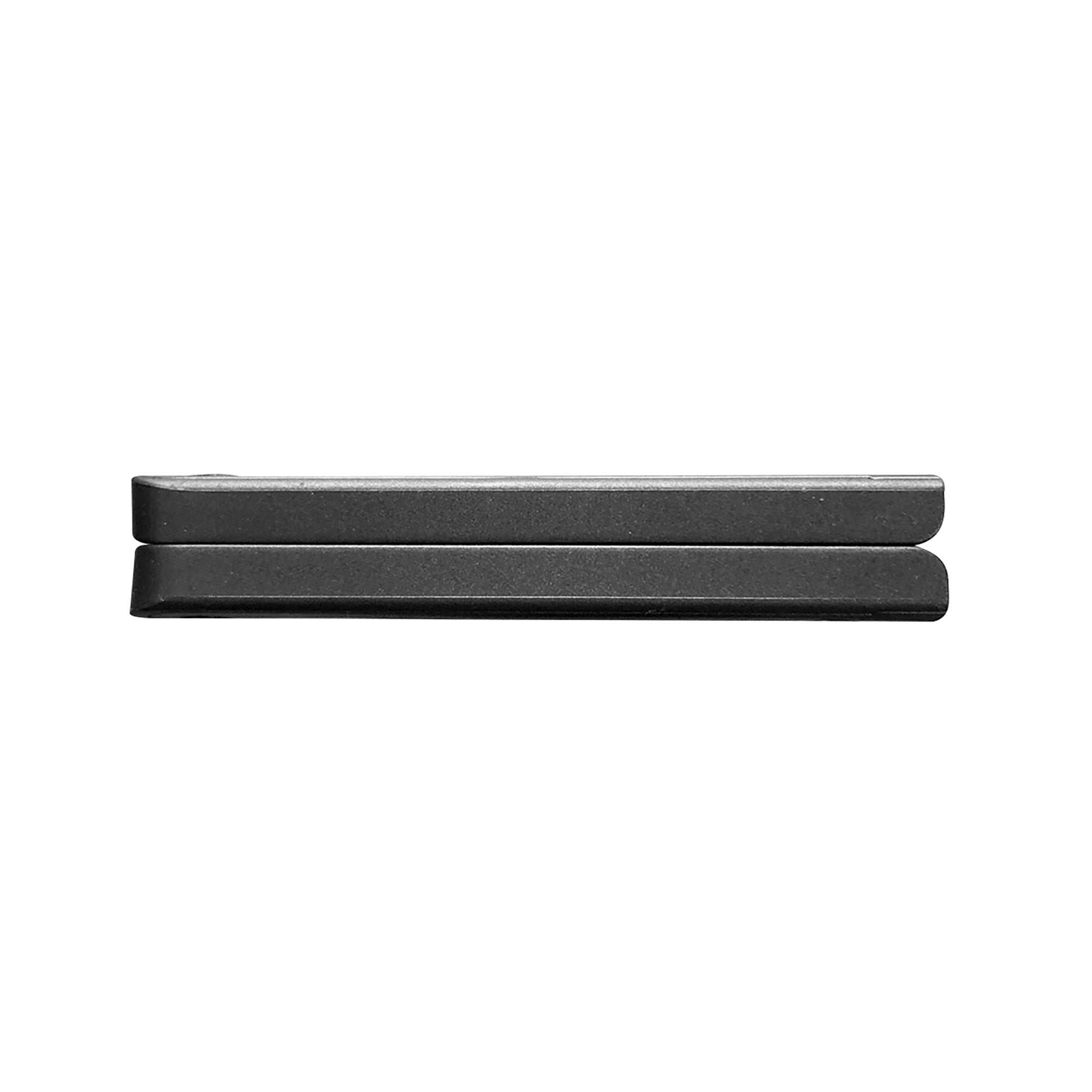 Casestudi Foldboard Stand, folded to showcase its compact and lightweight design.