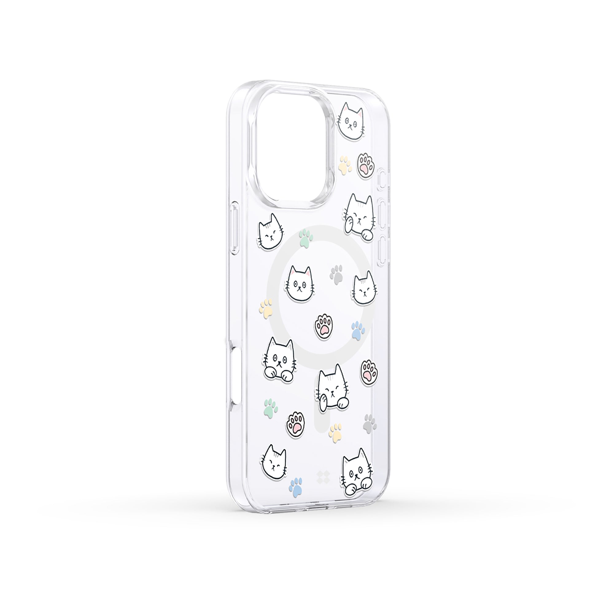 Casestudi iPhone 16 Pro Max Case featuring a minimalistic look with the Cast character and subtle cat footprint design, blending simplicity with charm for everyday use.