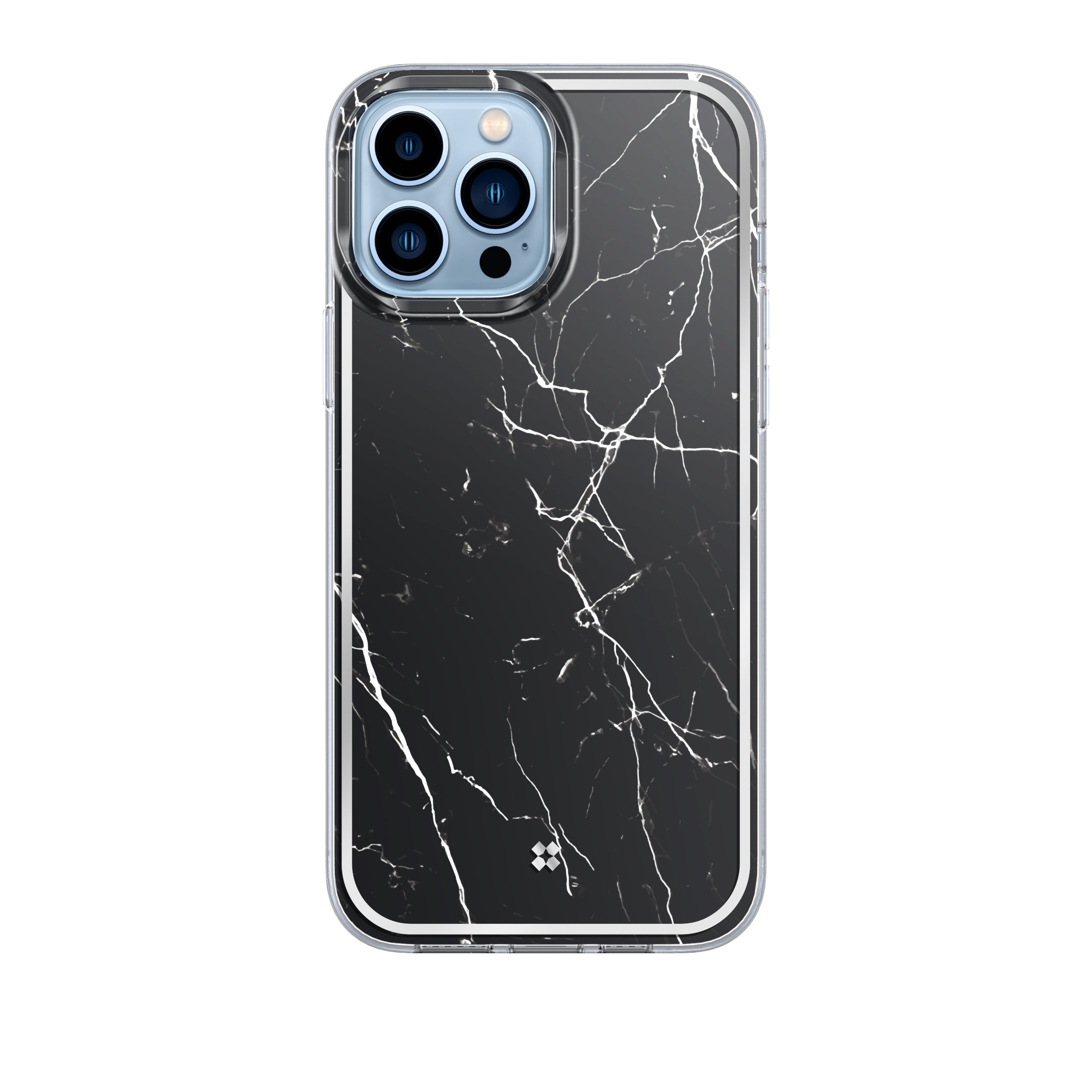 IPHONE 13 PRO MAX / 13 PRO / 13 CASE: PRISMART MARBLE BLACK