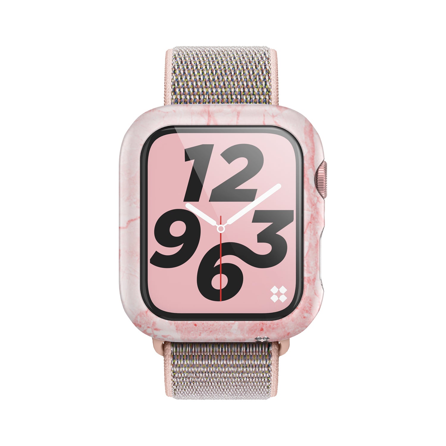 APPLE WATCH (40mm) PRISMARTケース: マーブルピンク シリーズ6/5/4/SE