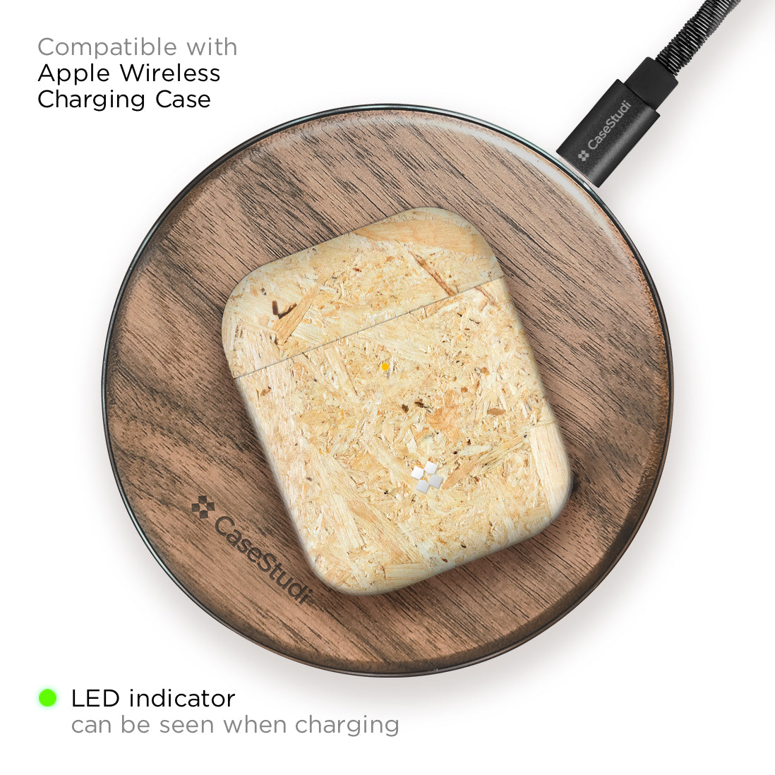 AIRPODS PRISMART CASE: CORKWOOD