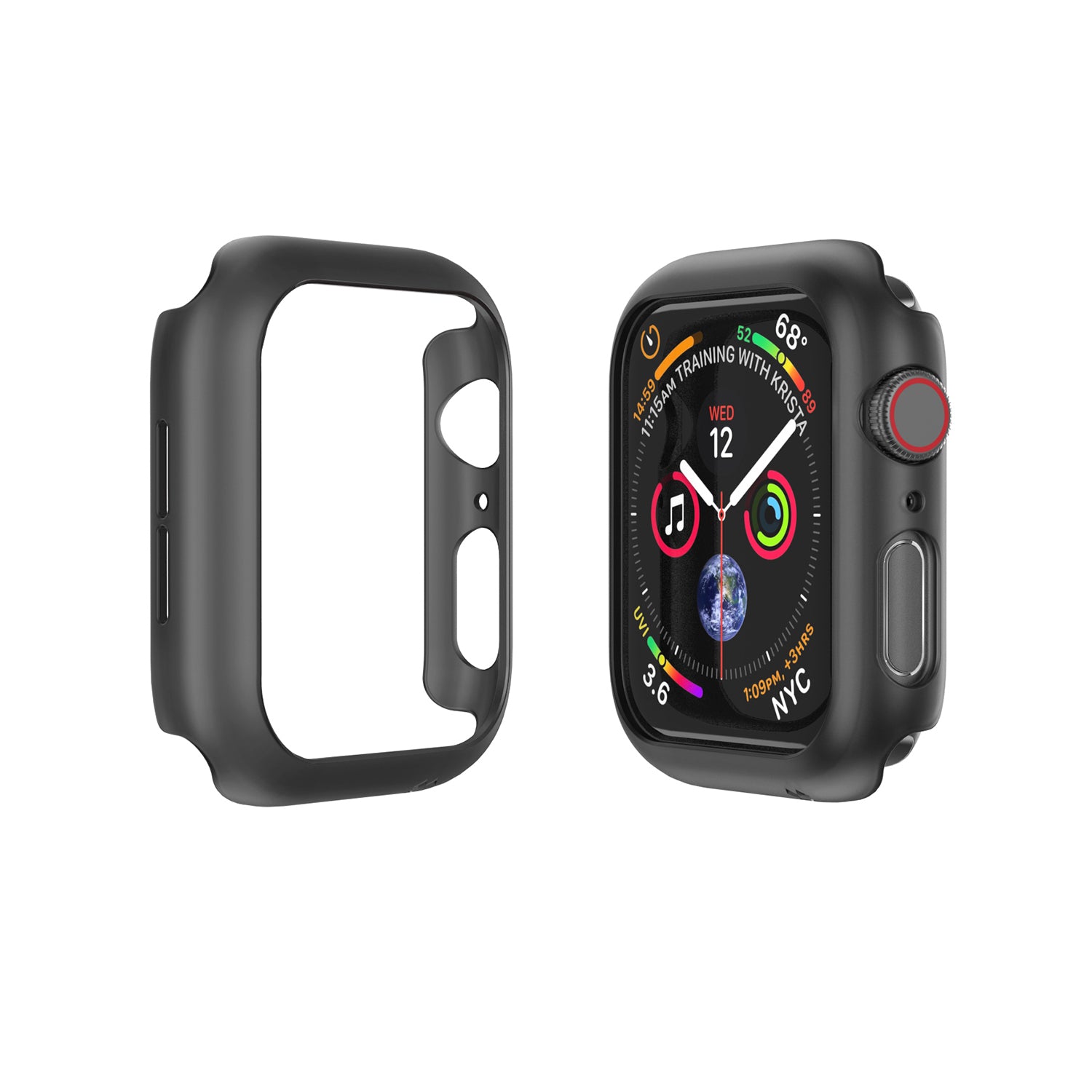 APPLE WATCH (44mm) EXPLORER CASE: CHARCOAL BLACK Series 6/5/4/SE
