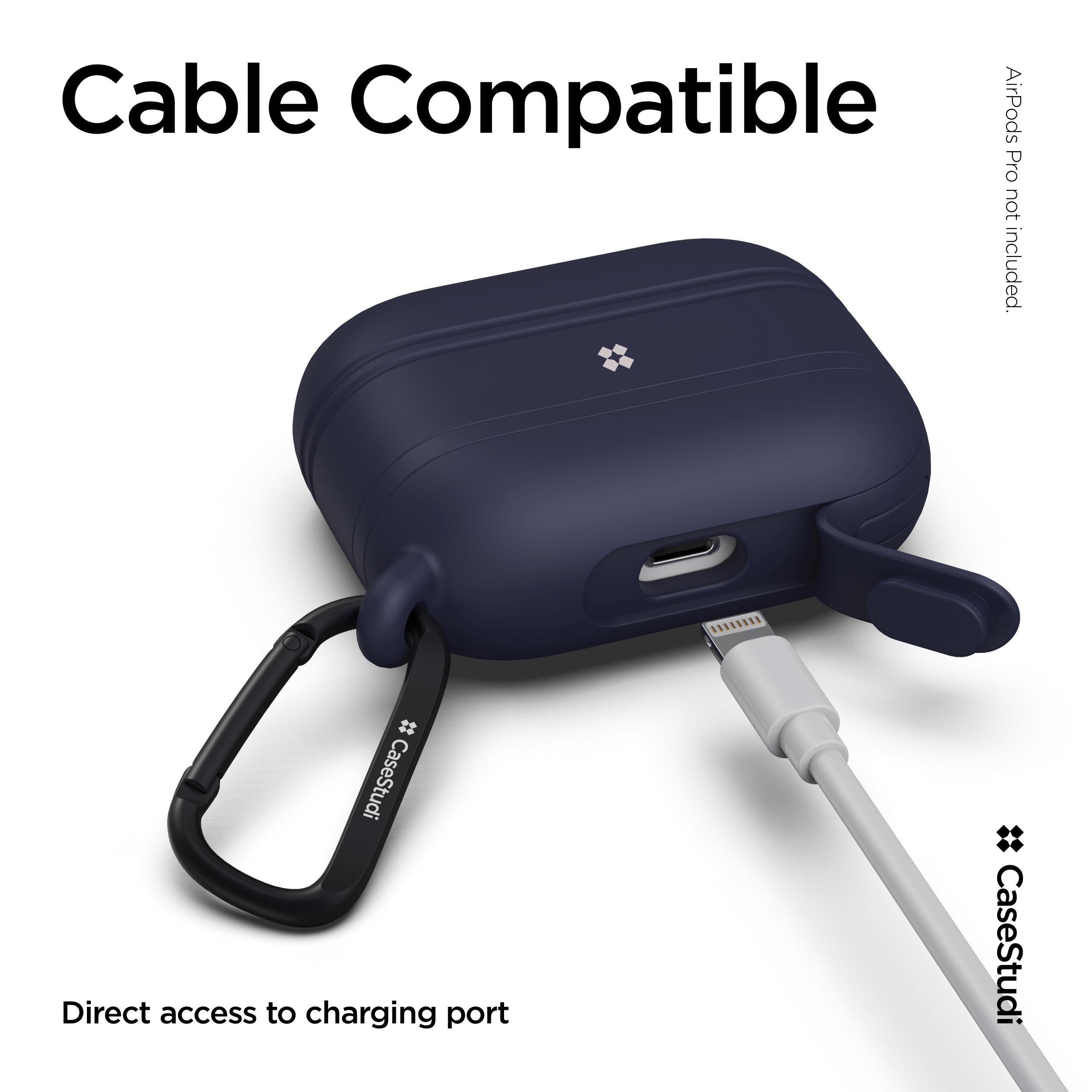 AIRPODS PRO 1/2 WATERPROOF CASE: NAVY