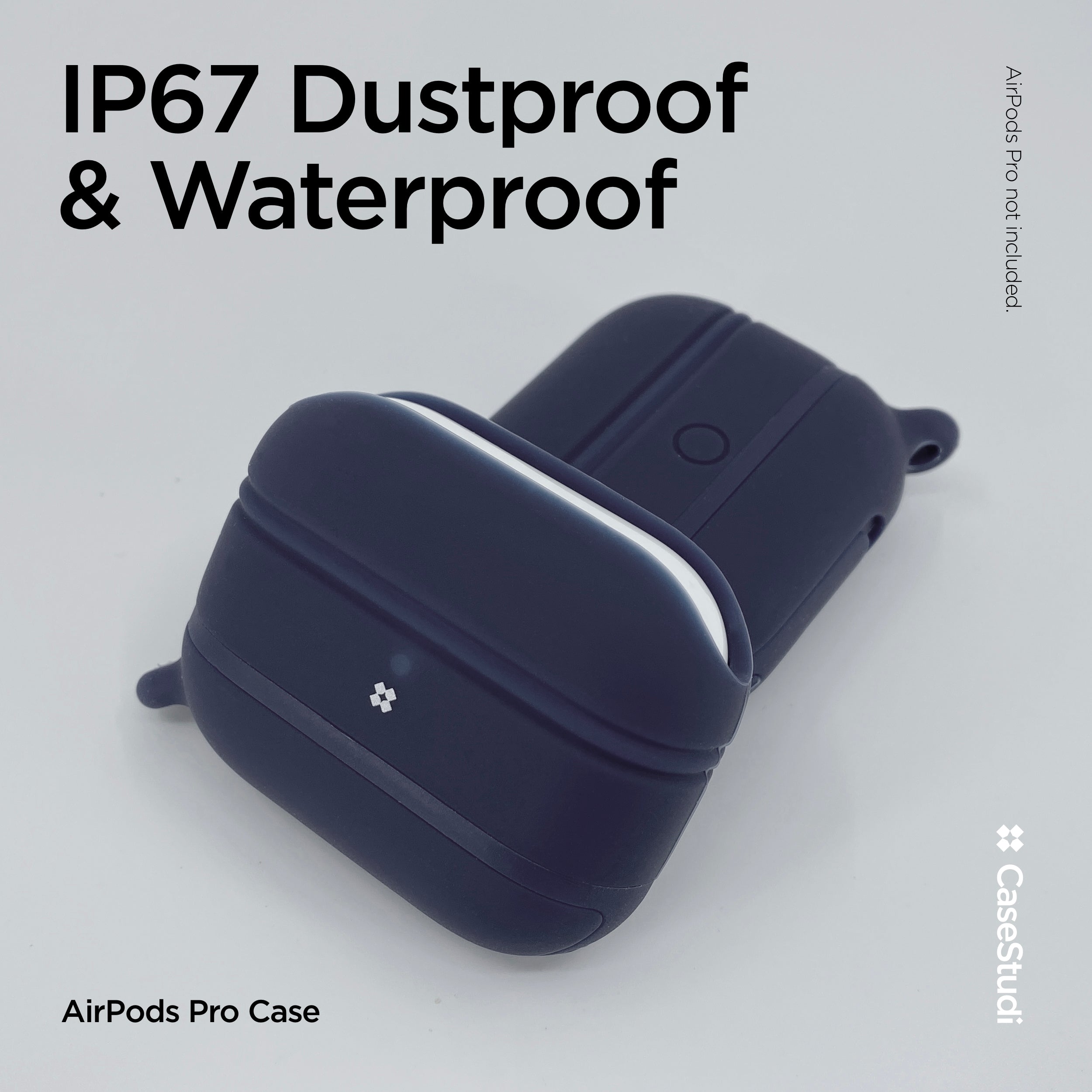 AIRPODS PRO 1/2 WATERPROOF CASE: NAVY
