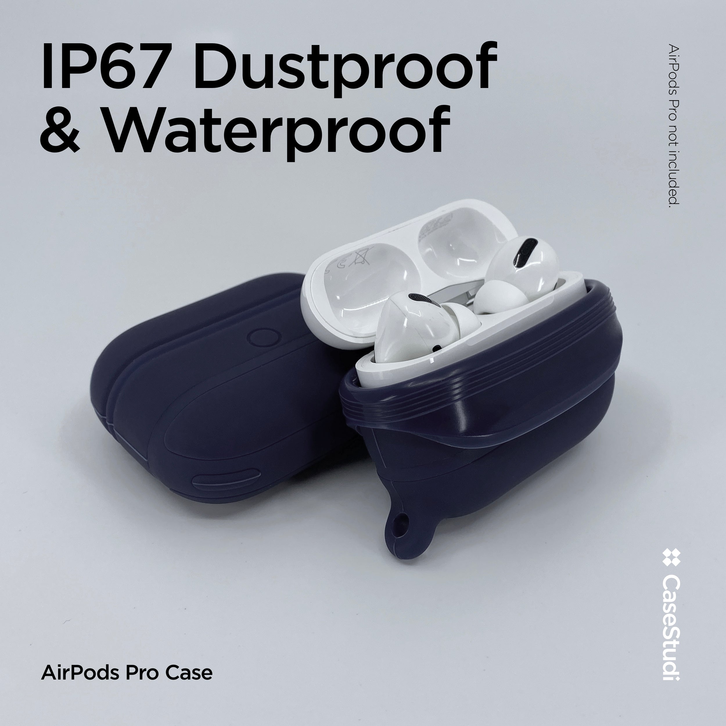 AIRPODS PRO 1/2 WATERPROOF CASE: NAVY