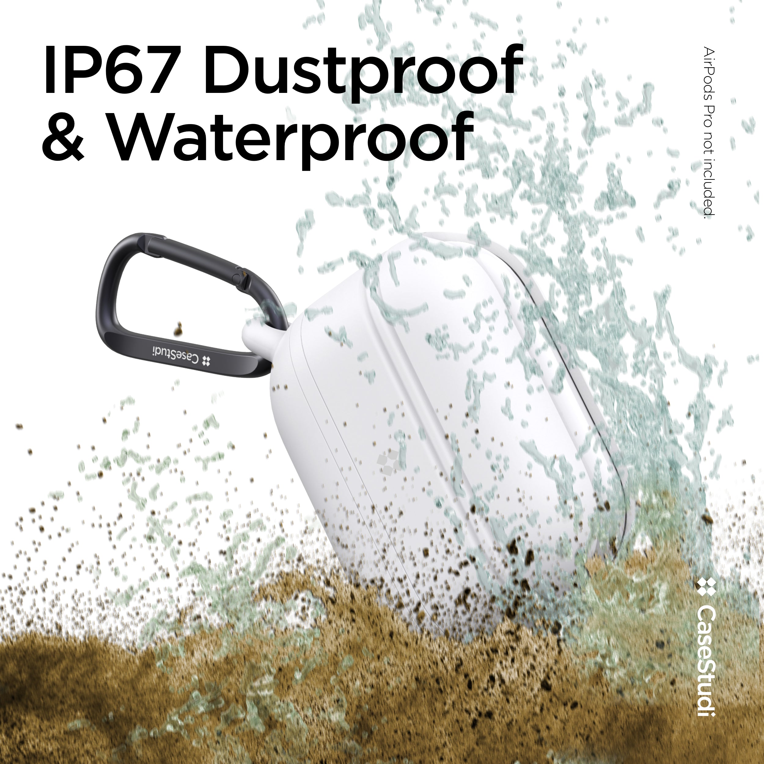 AIRPODS PRO WATERPROOF CASE: WHITE