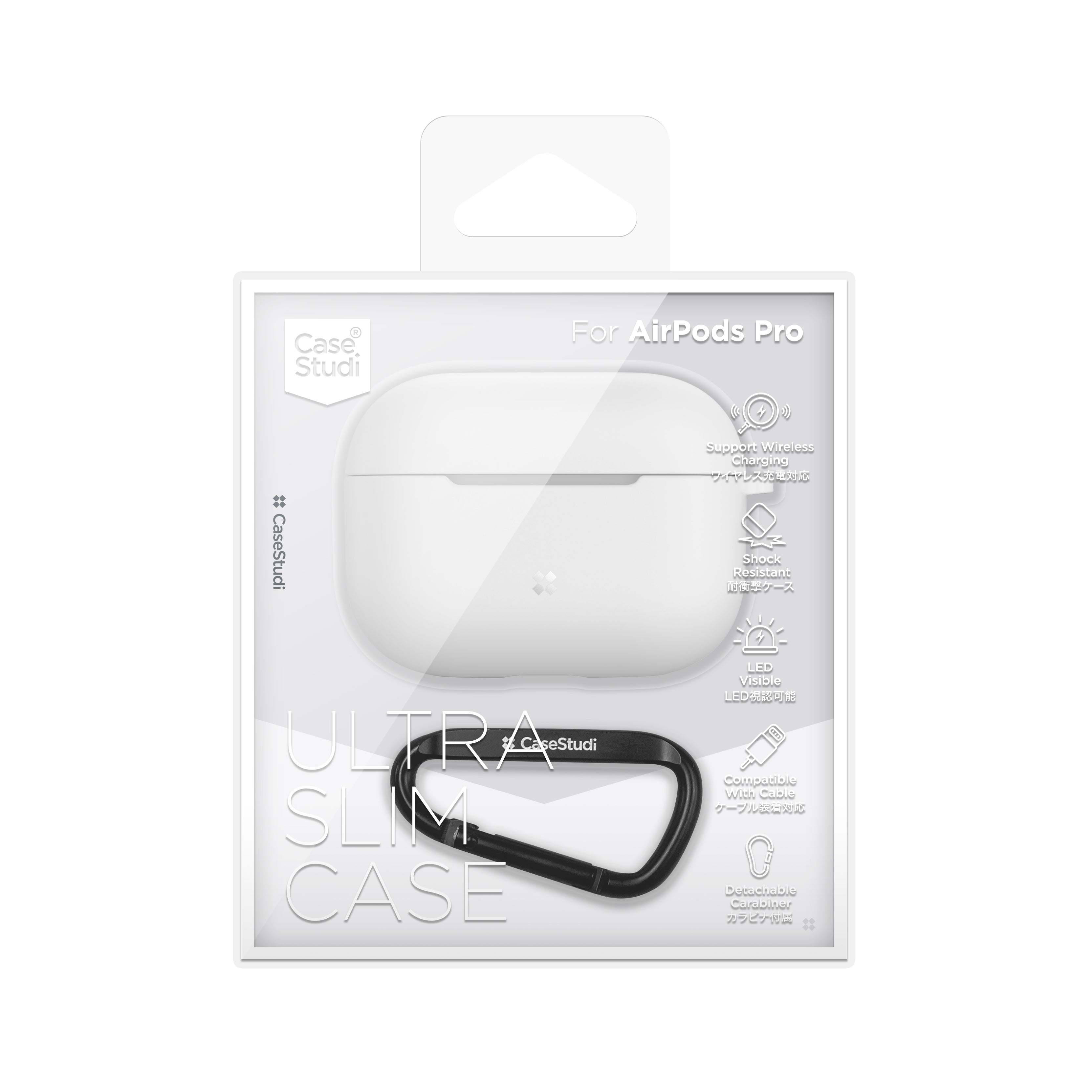AIRPODS PRO ULTRA SLIM CASE: OFF WHITE