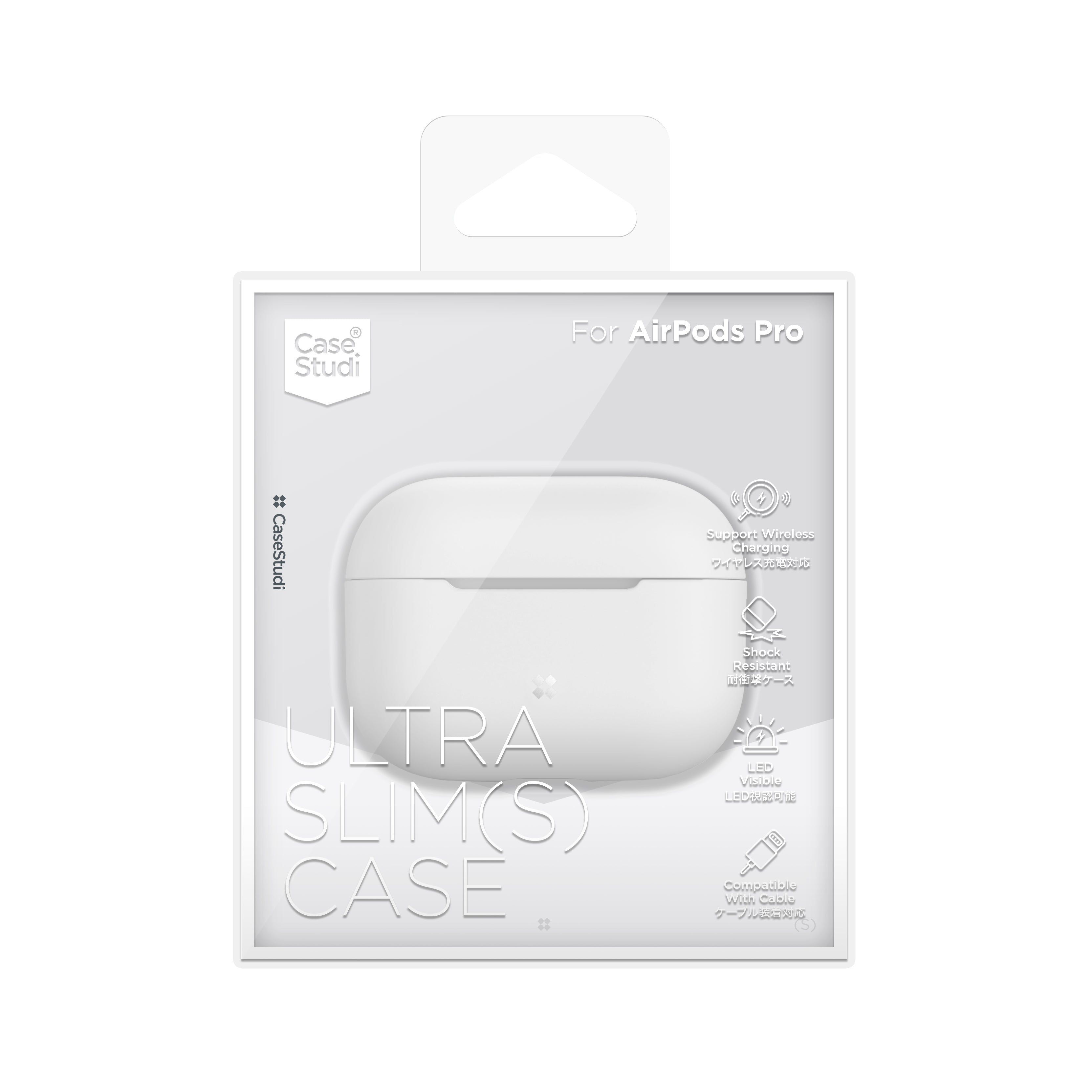 AIRPODS PRO ULTRA-SLIM (S) CASE: OFF WHITE