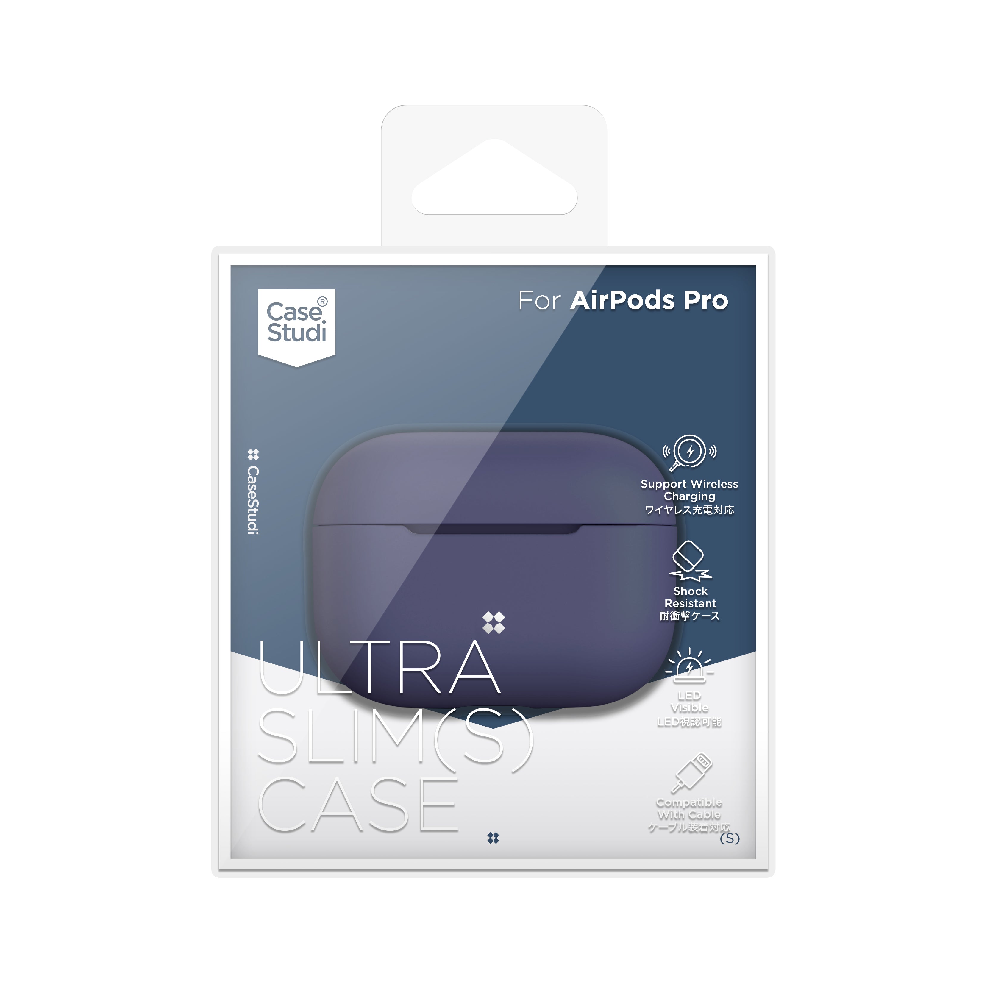 AIRPODS PRO ULTRA-SLIM (S) CASE: NAVY