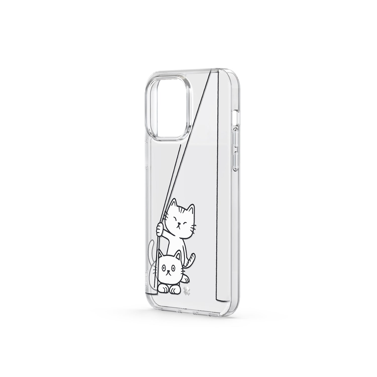 iPhone 14 Pro / Pro Max / 14 / 14 Plus Case: Cast Peeping Cat