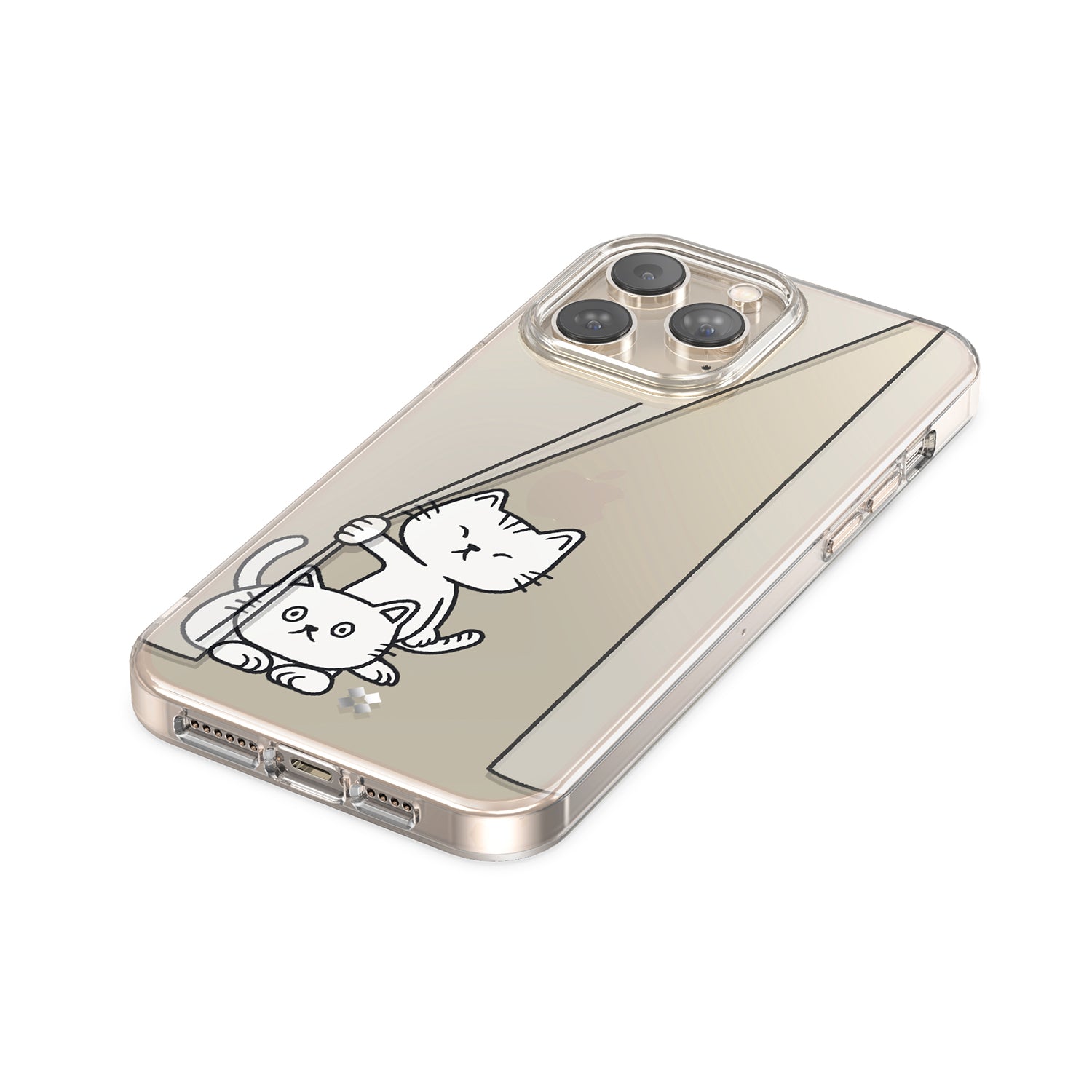 iPhone 14 Pro / Pro Max / 14 / 14 Plus Case: Cast Peeping Cat