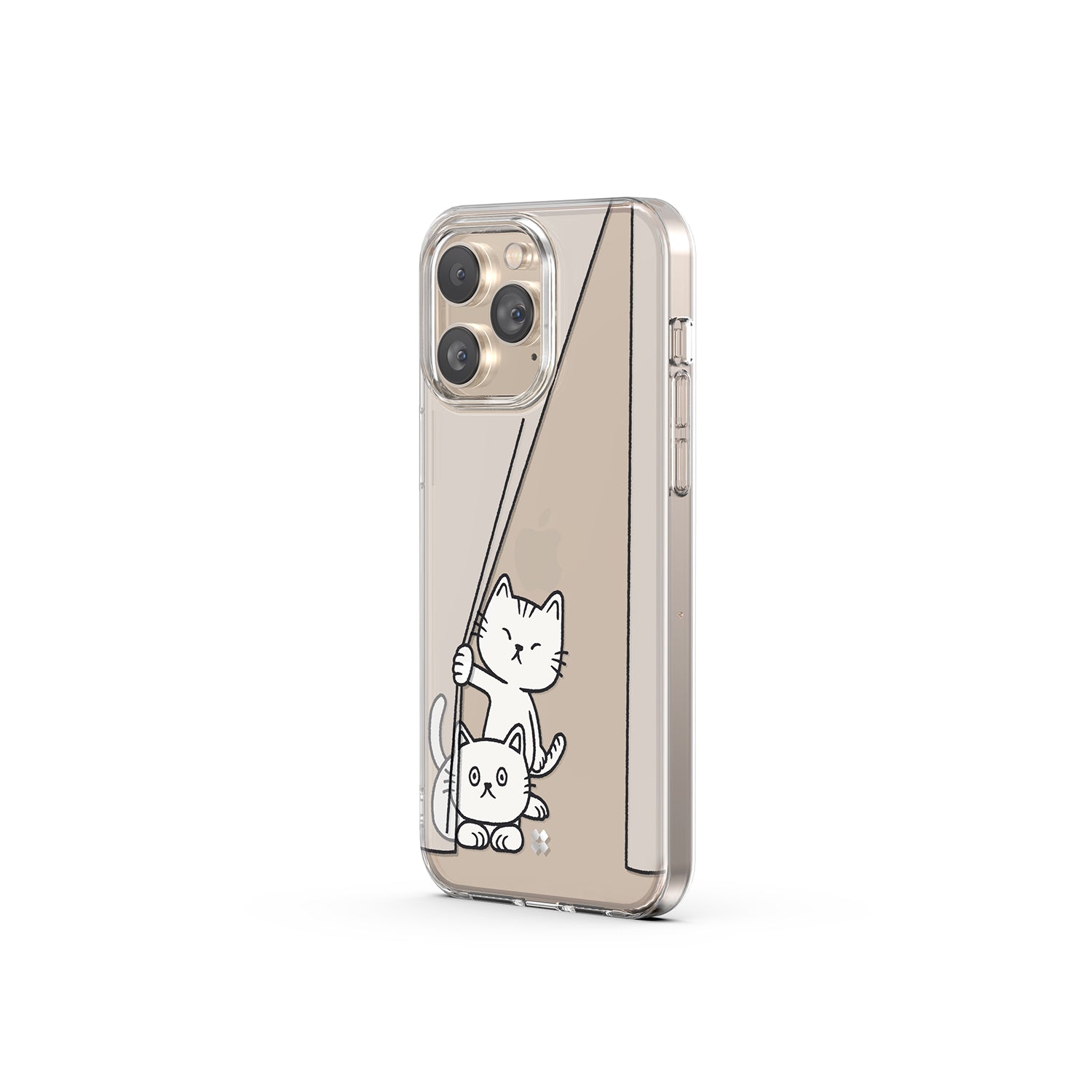 iPhone 14 Pro / Pro Max / 14 / 14 Plus Case: Cast Peeping Cat