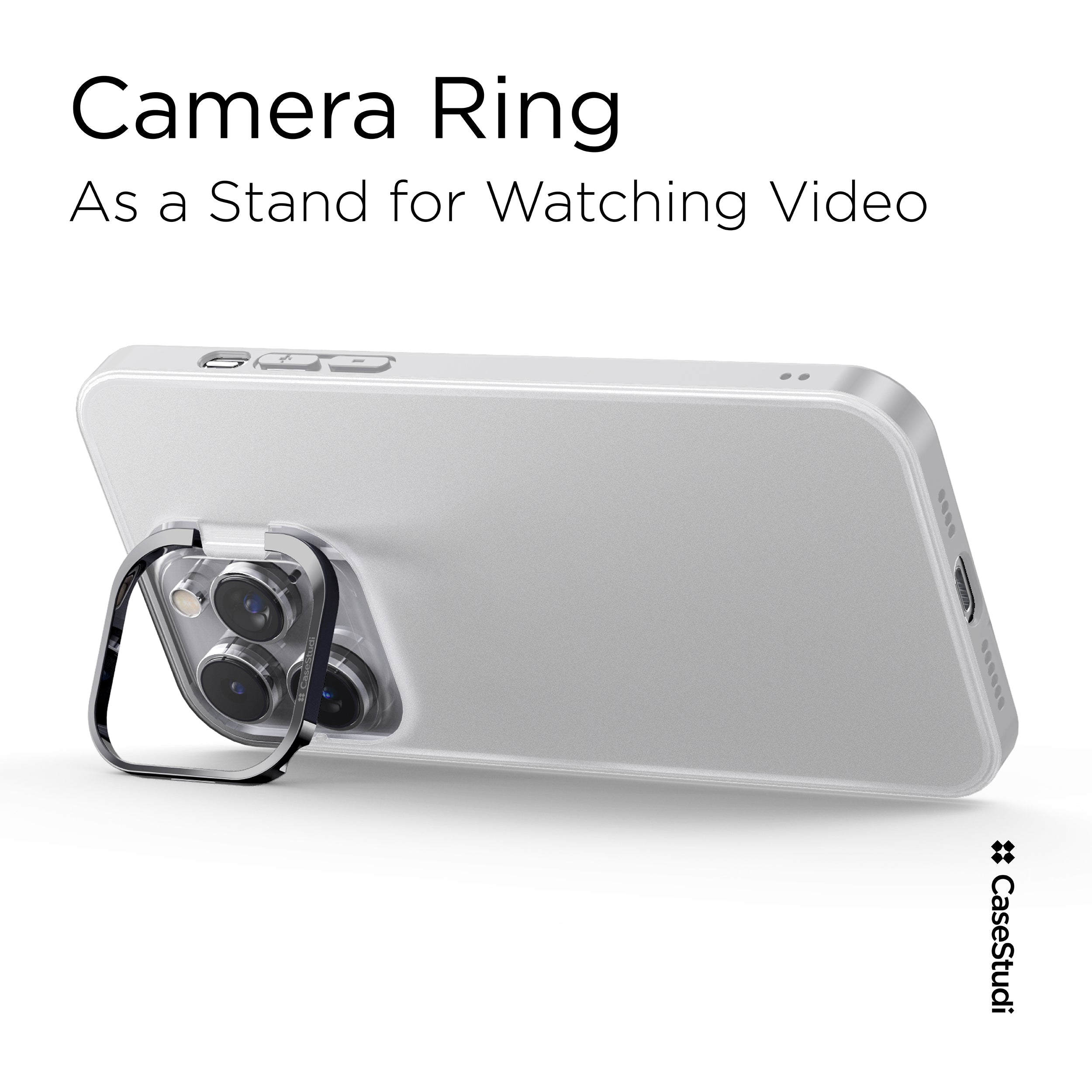 iPhone 14 Pro / Pro Max / 14 / 14 Plus Case: Ring+ Clear