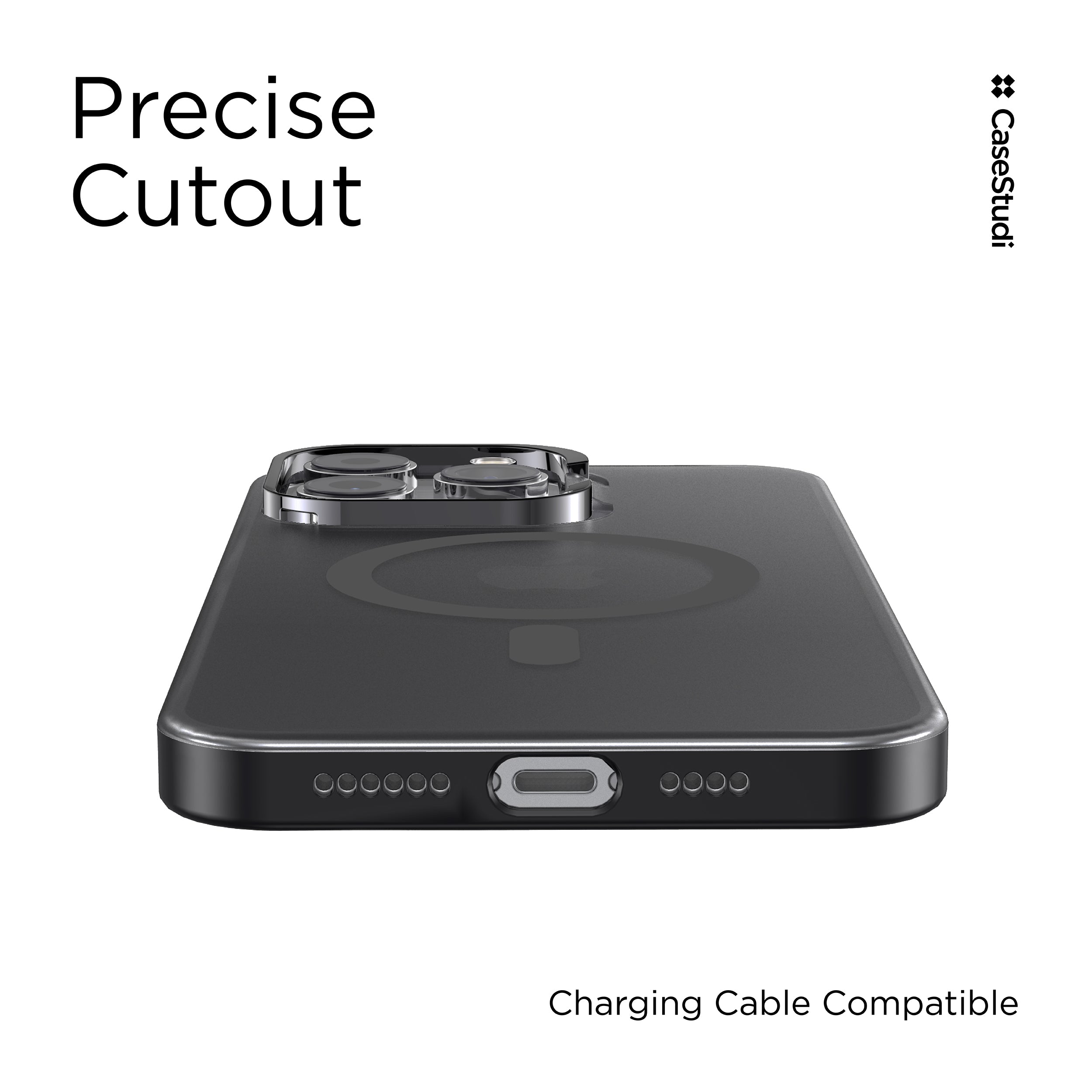 iPhone 14 Pro / Pro Max / 14 / 14 Plus Case: Ring+ Black (MagSafe)