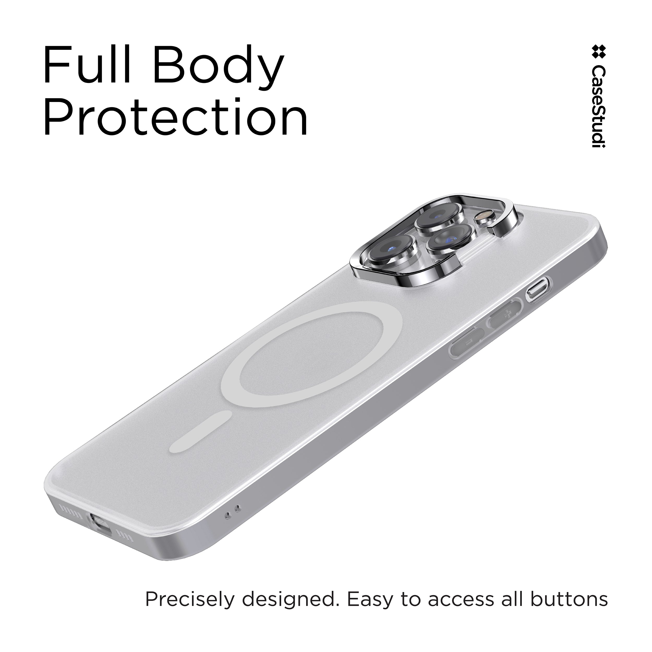 iPhone 14 Pro / Pro Max / 14 / 14 Plus Case: Ring+ Clear (MagSafe)