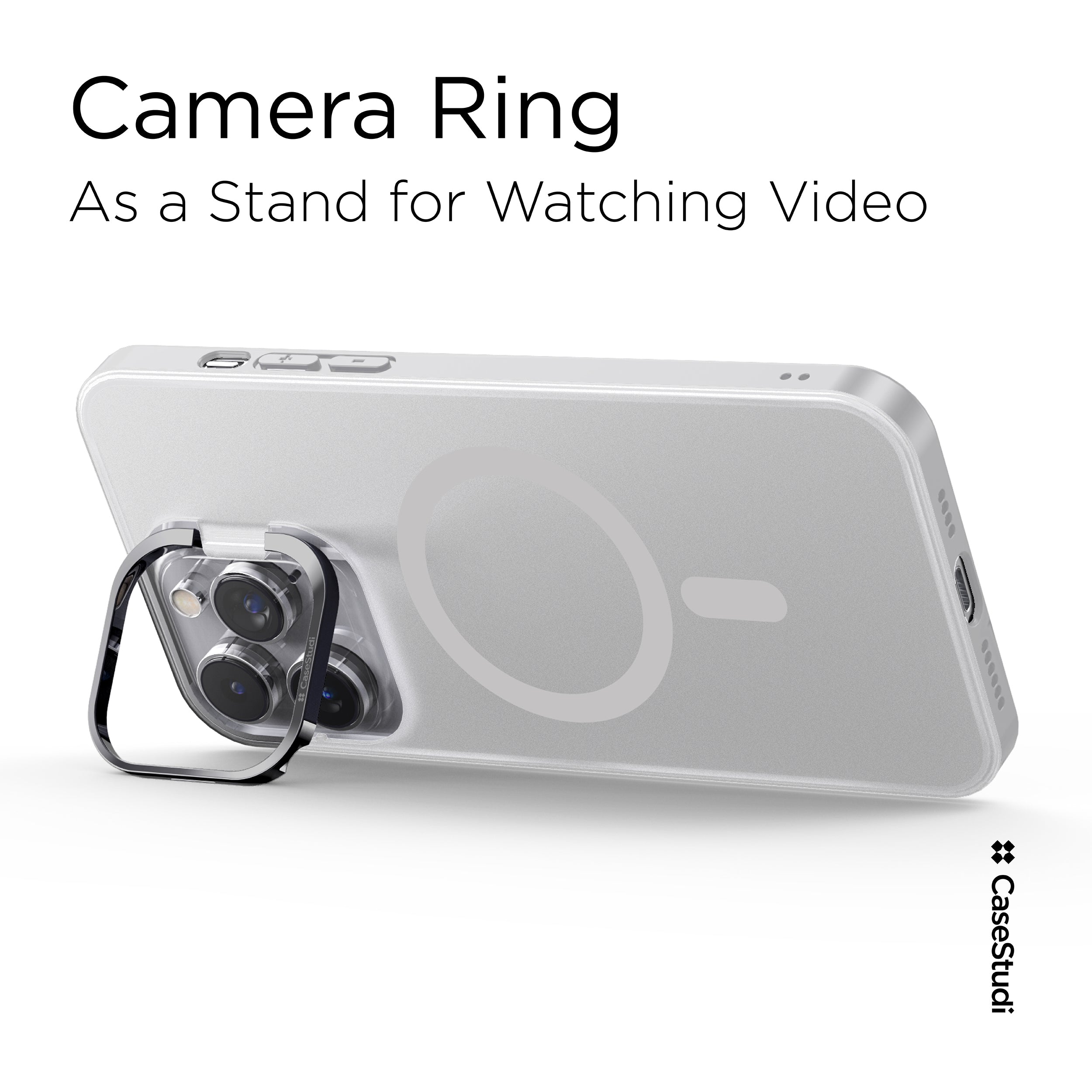 iPhone 14 Pro / Pro Max / 14 / 14 Plus Case: Ring+ Clear (MagSafe)