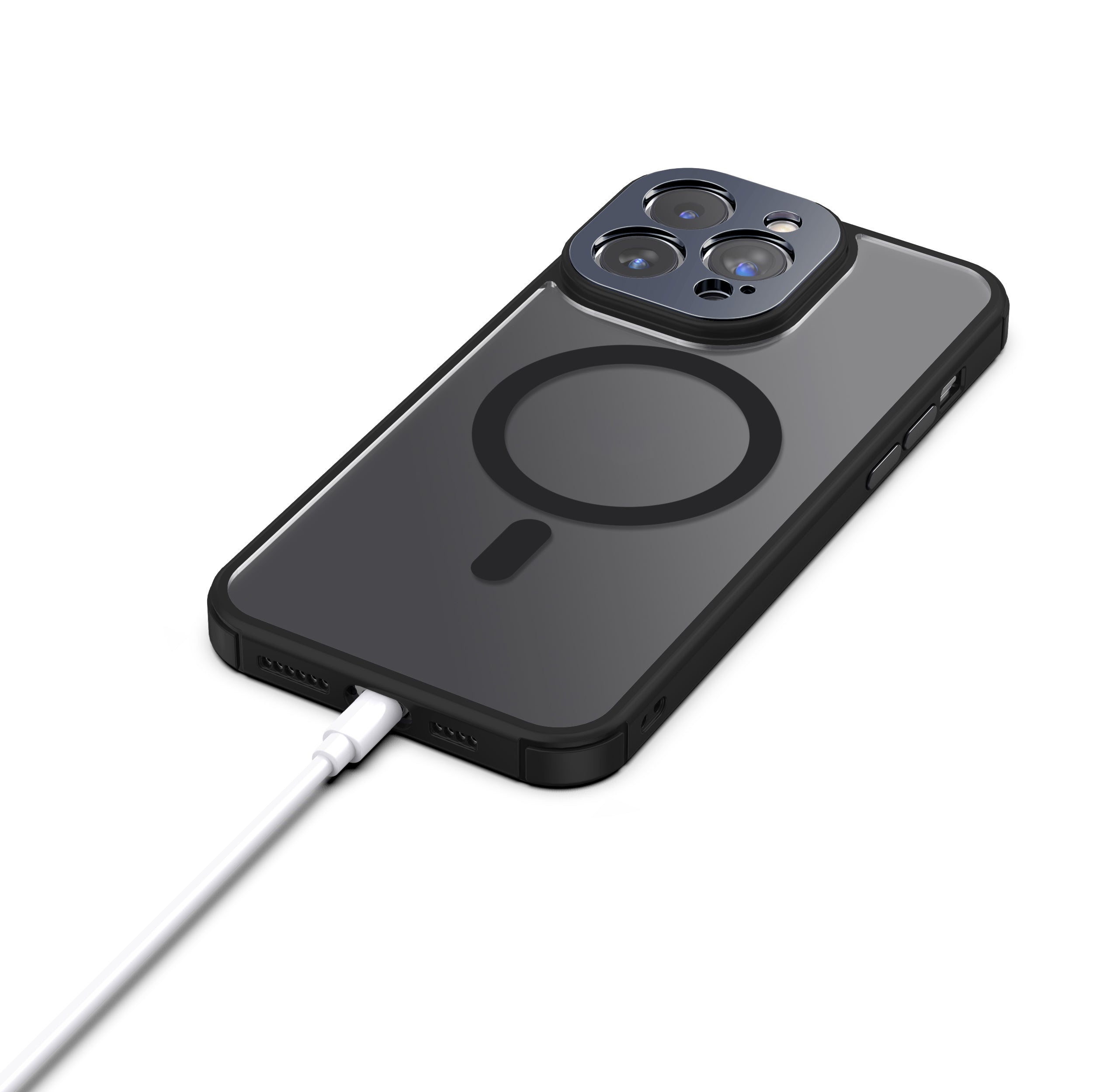 iPhone 14 Pro / Pro Max / 14 / 14 Plus Case: Impact Black (MagSafe)