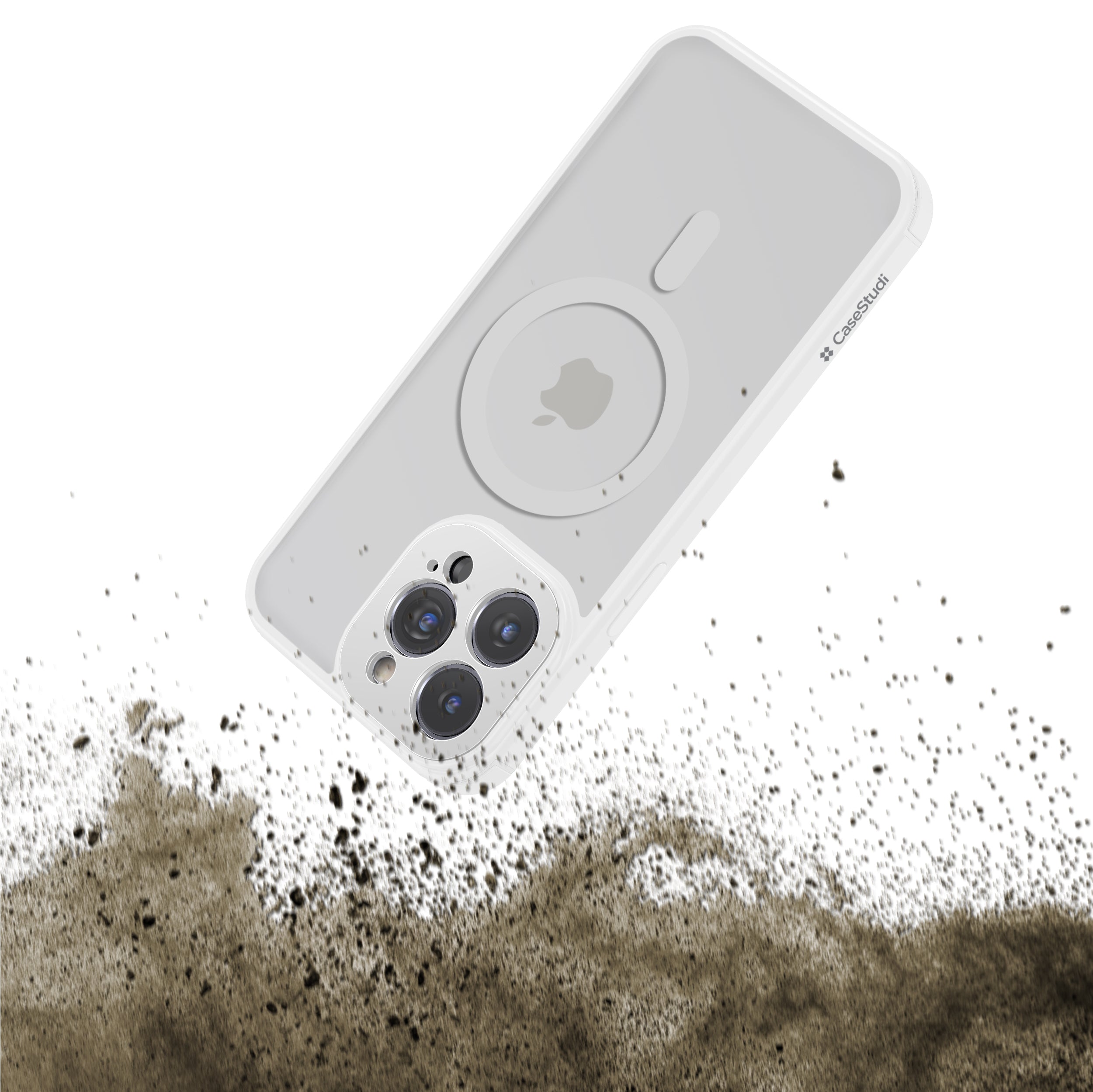 iPhone 14 Pro / Pro Max / 14 / 14 Plus ケース: インパクト ホワイト (MagSafe)