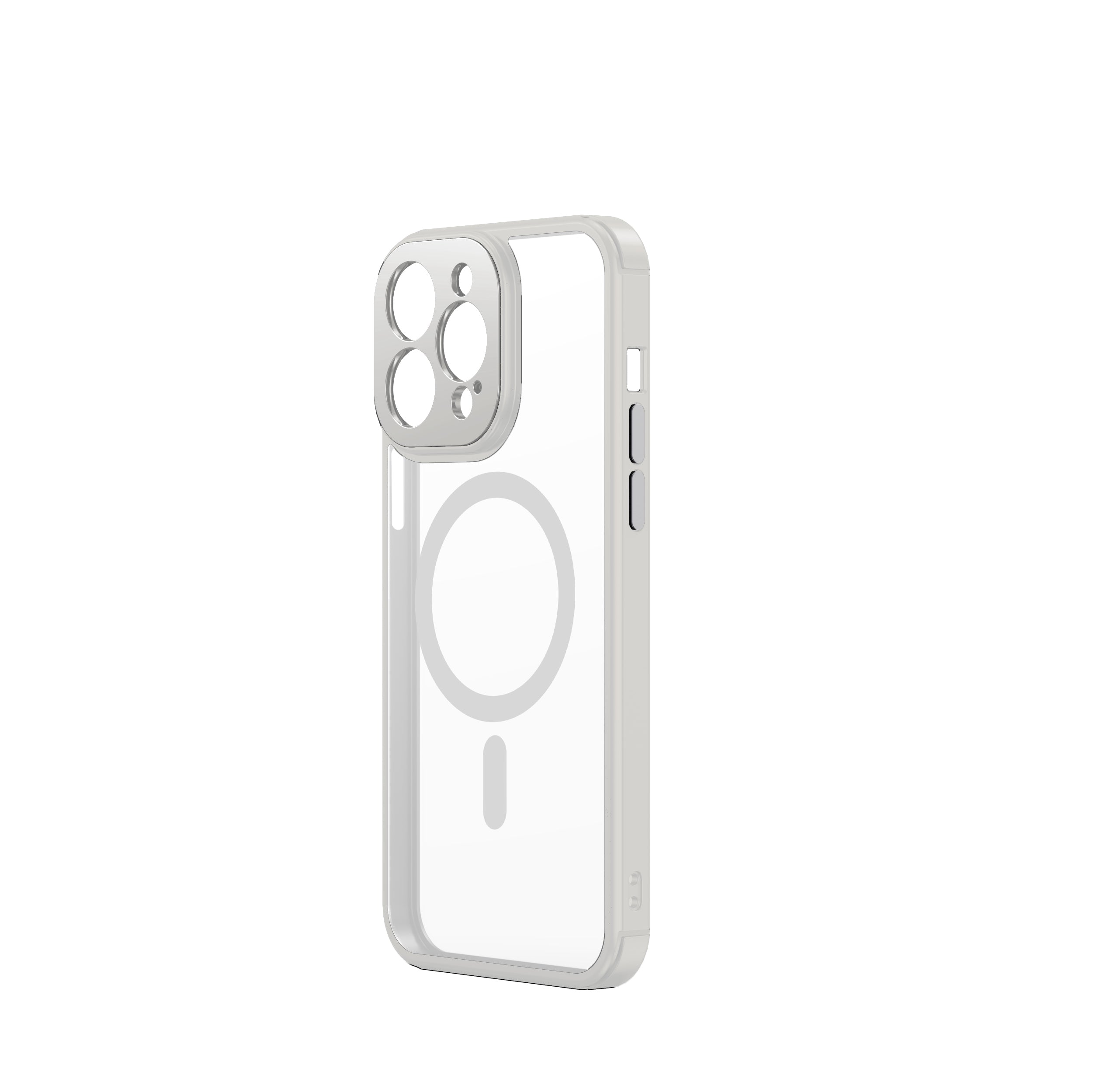 iPhone 14 Pro / Pro Max / 14 / 14 Plus ケース: インパクト ホワイト (MagSafe)