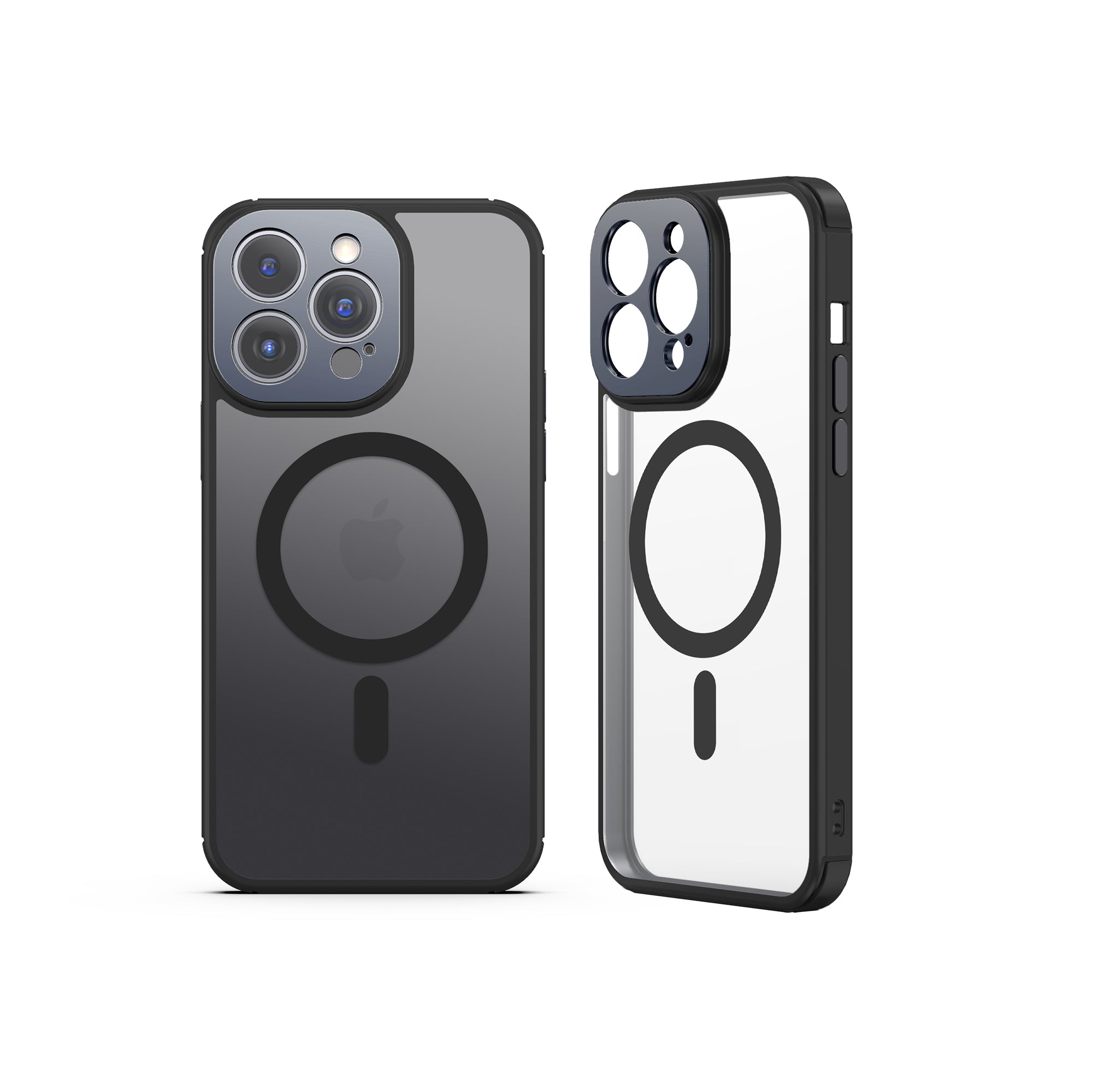 iPhone 14 Pro / Pro Max / 14 / 14 Plus Case: Impact Black (MagSafe)