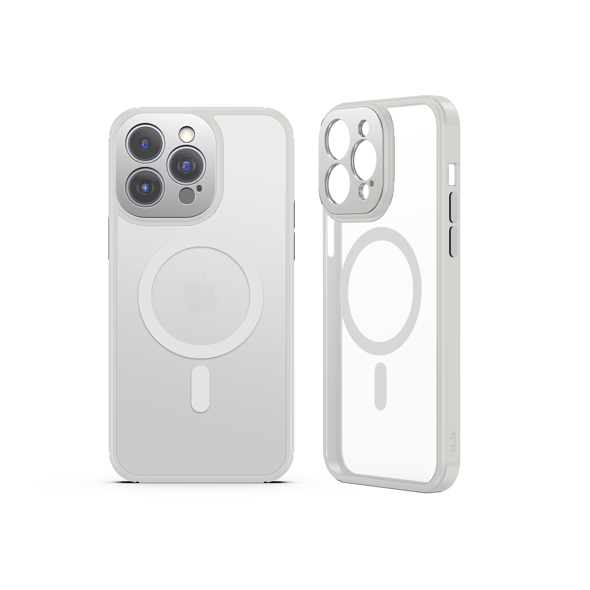 iPhone 14 Pro / Pro Max / 14 / 14 Plus ケース: インパクト ホワイト (MagSafe)