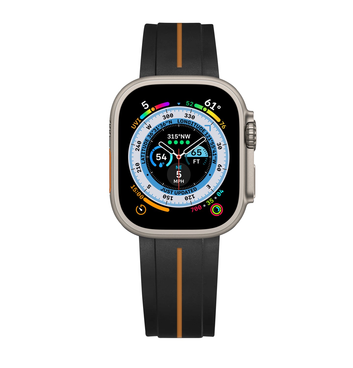 APPLE WATCH SERIES ULTRA/8/7/6/5/4/3/SE EIGER BAND: ORANGE