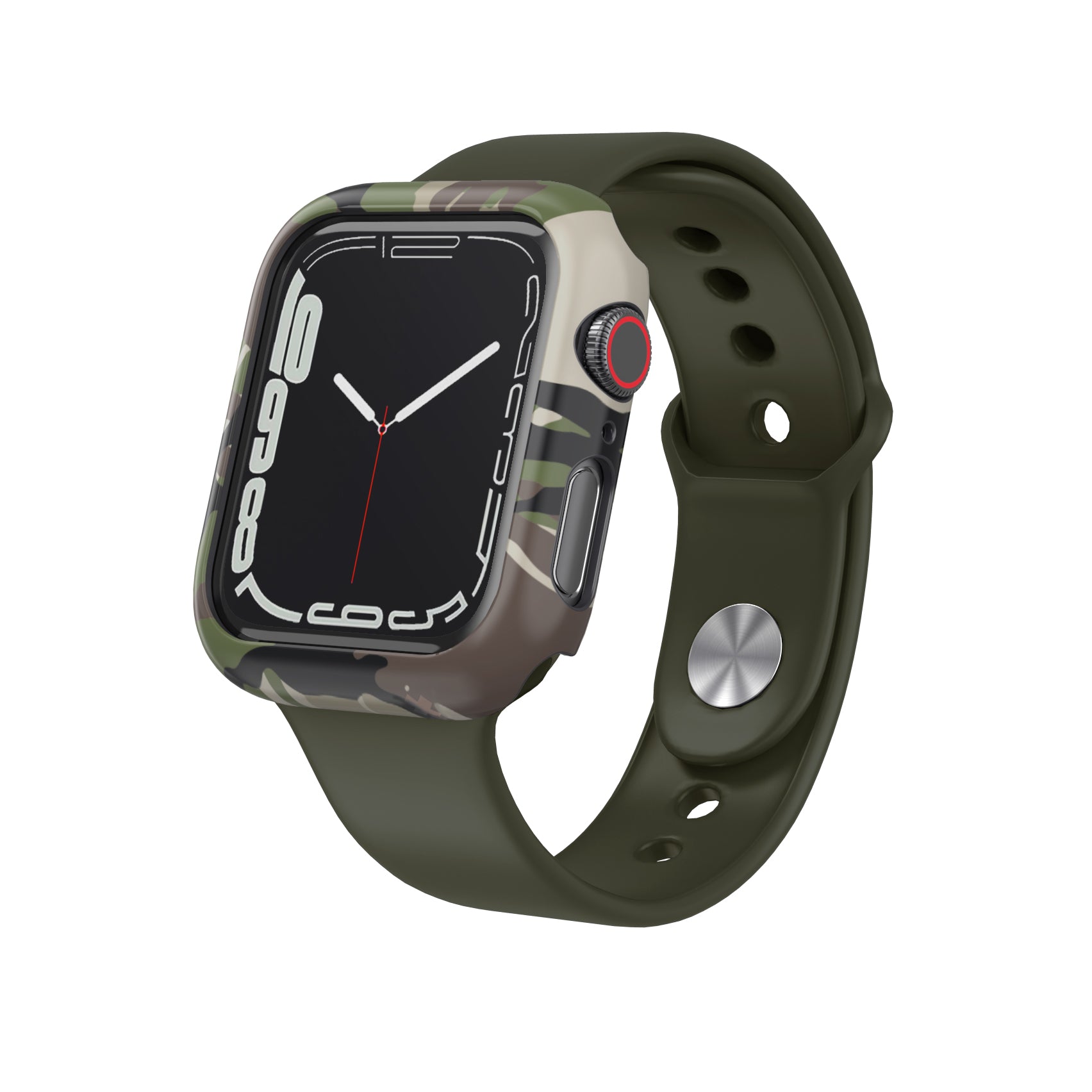 APPLE WATCH SERIES 7 PRISMART CASE: CAMO WOOD