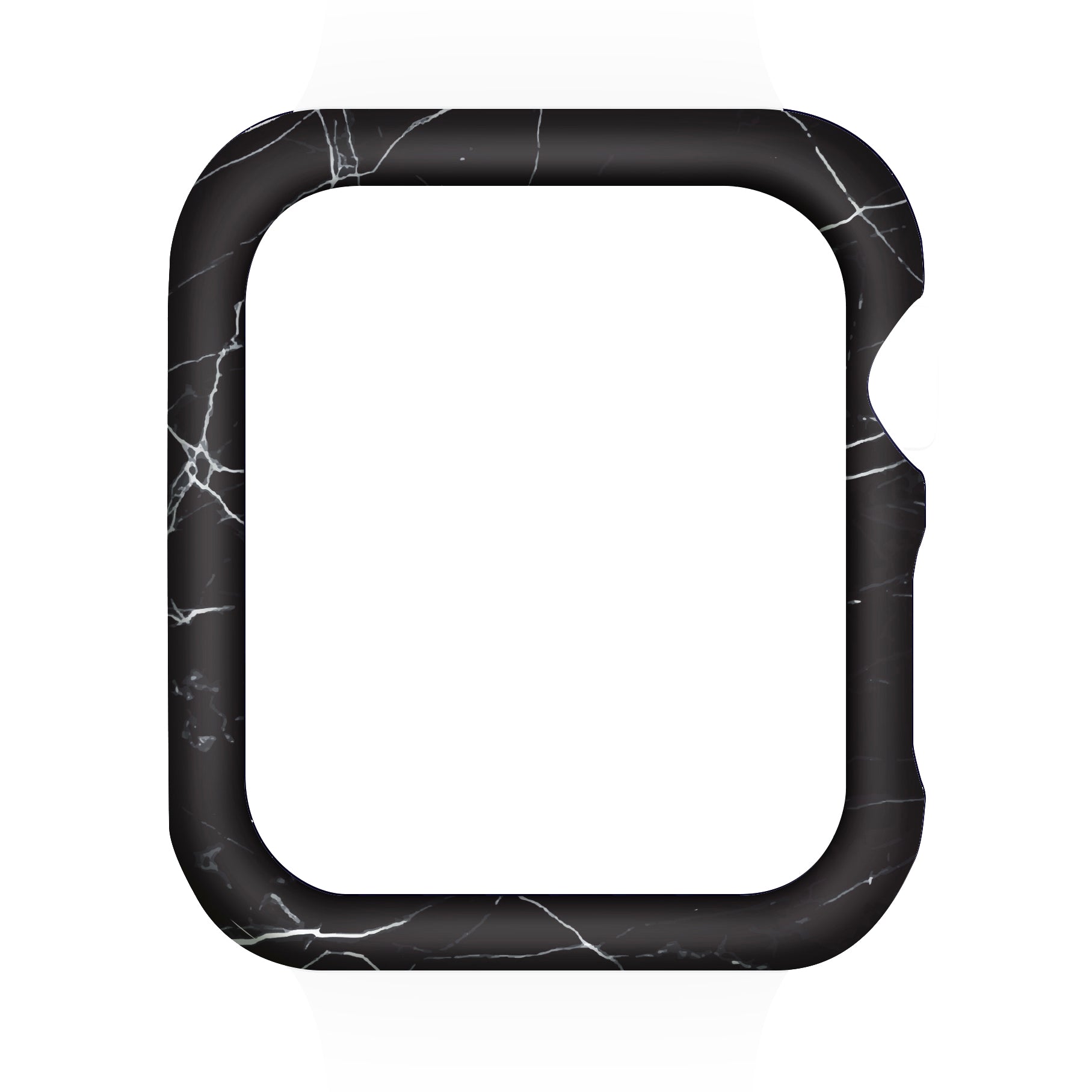 APPLE WATCH SERIES 7 PRISMART CASE: MARBLE BLACK
