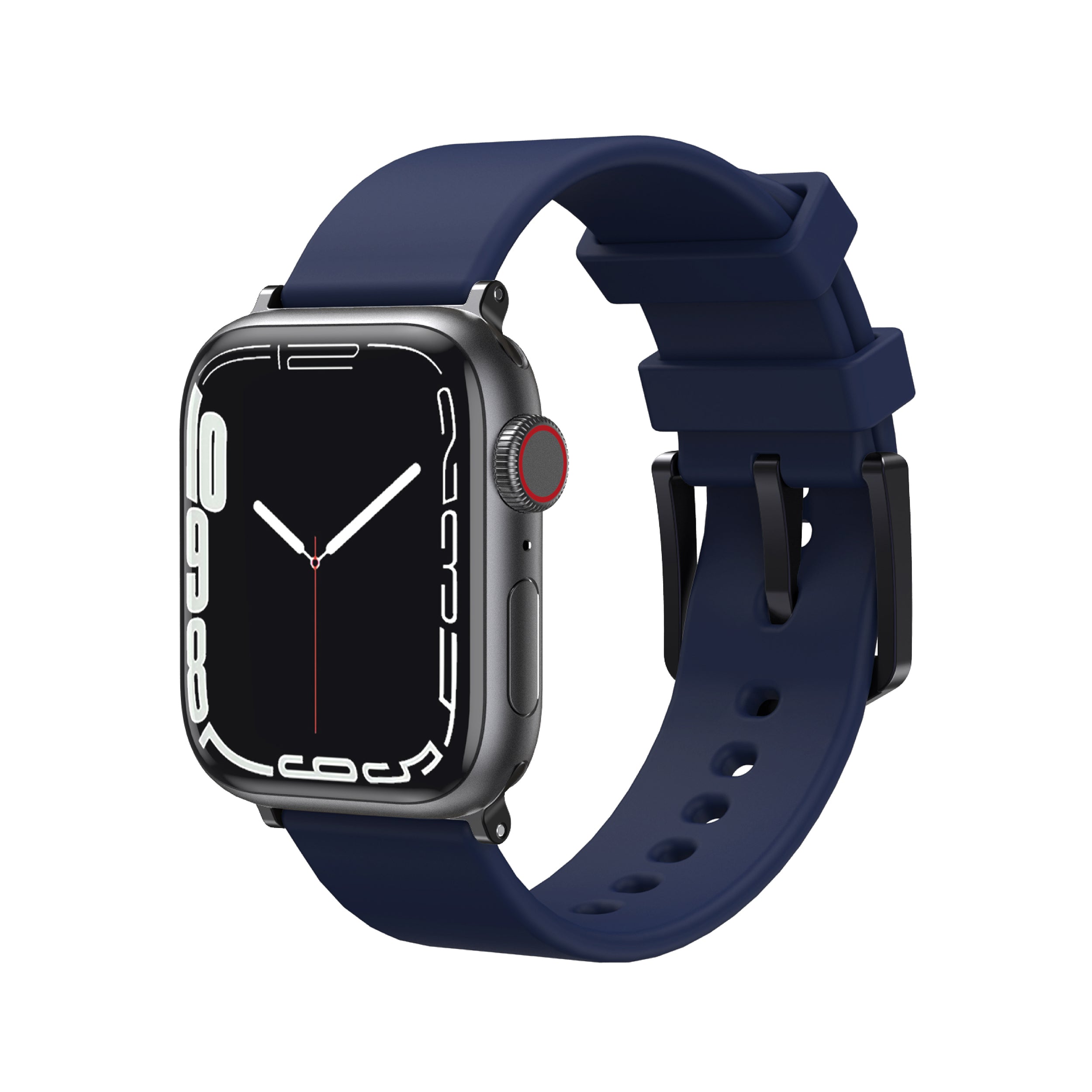 APPLE WATCH シリーズ 7/6/5/4/3/SE ULS バンド: ネイビー