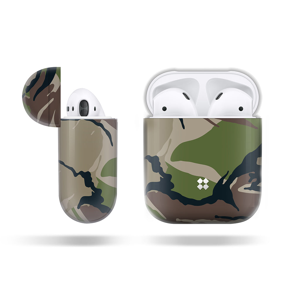 AIRPODS PRISMART CASE: CAMO WOOD