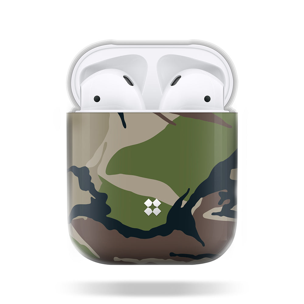 AIRPODS PRISMART CASE: CAMO WOOD