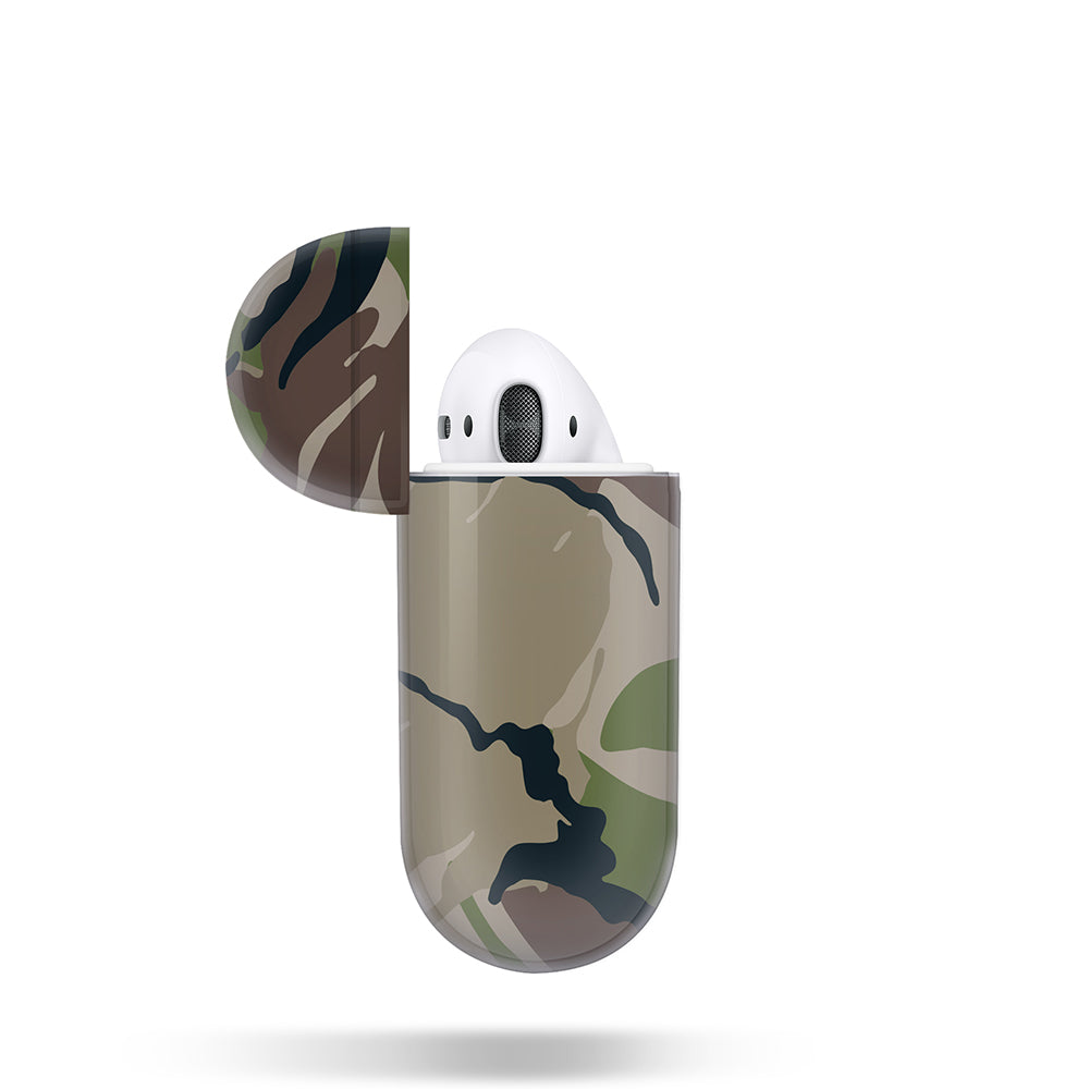 AIRPODS PRISMART CASE: CAMO WOOD