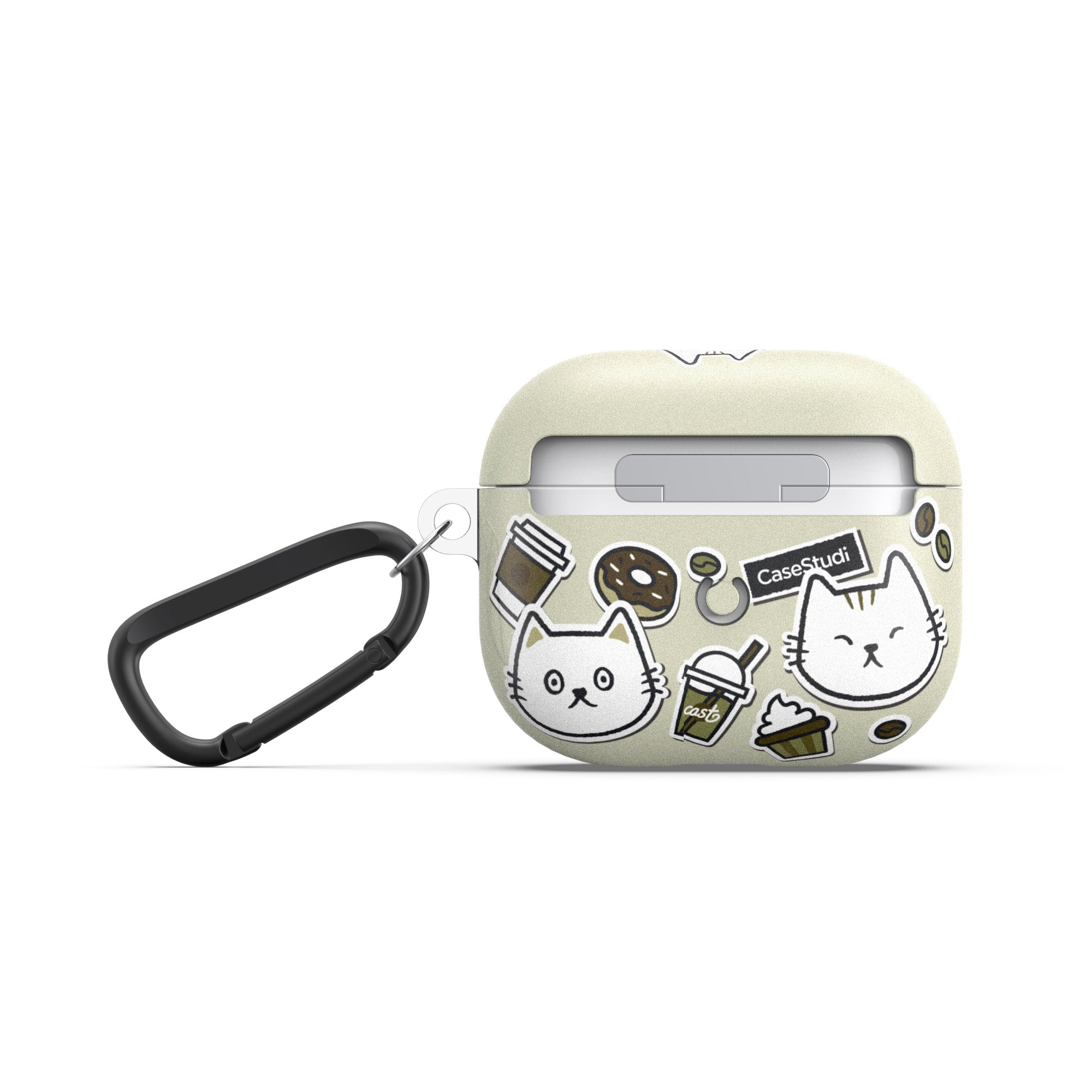 AIRPODS 3rd Generation CASE: CAST COFFEE CAT