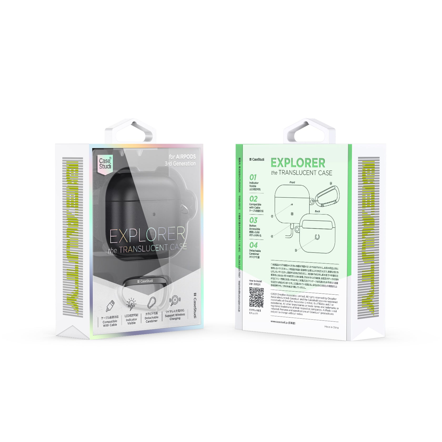 AIRPODS 3rd Generation CASE: EXPLORER BLACK