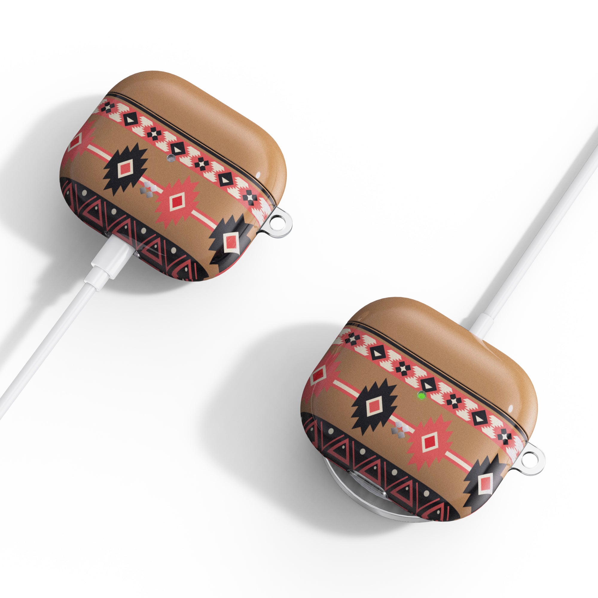 Prismart(S) is compatible to the charging cable and supports wireless charging. You don't need to take the AirPods out from the case to charge.