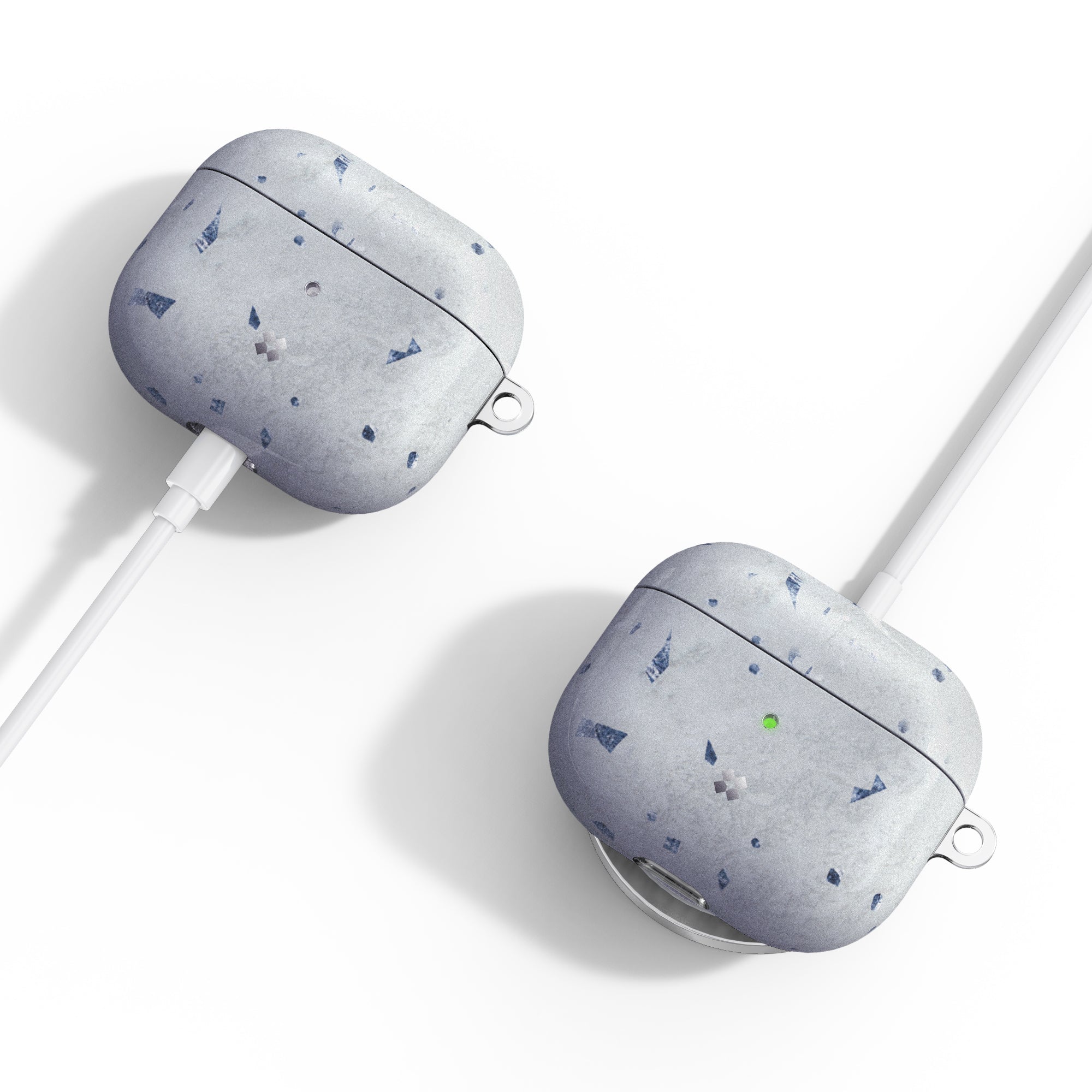 Prismart(S) is compatible to the charging cable and supports wireless charging. You don't need to take the AirPods out from the case to charge.