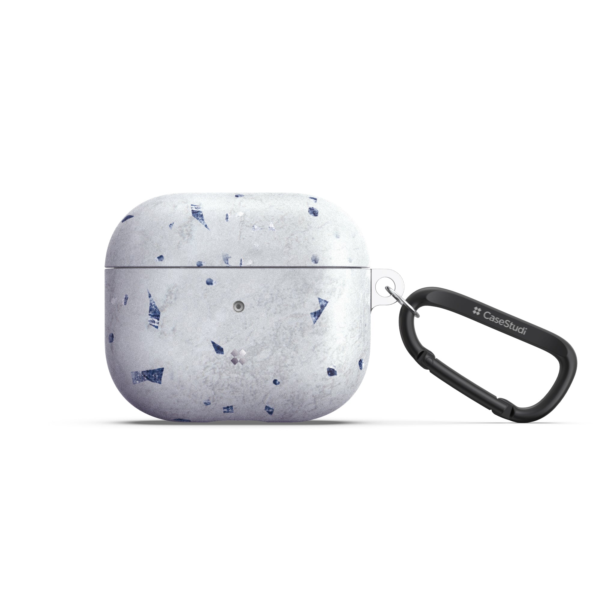 Prismart(S) is made for AirPods 3rd Generation. It is made of TPU and pattern is laminated with IMD technology. Therefore, the pattern is long lasting and very beautiful. A detachable carabiner is included in the packaging. You can hang it on the backpack or belt so that it won't be lost.