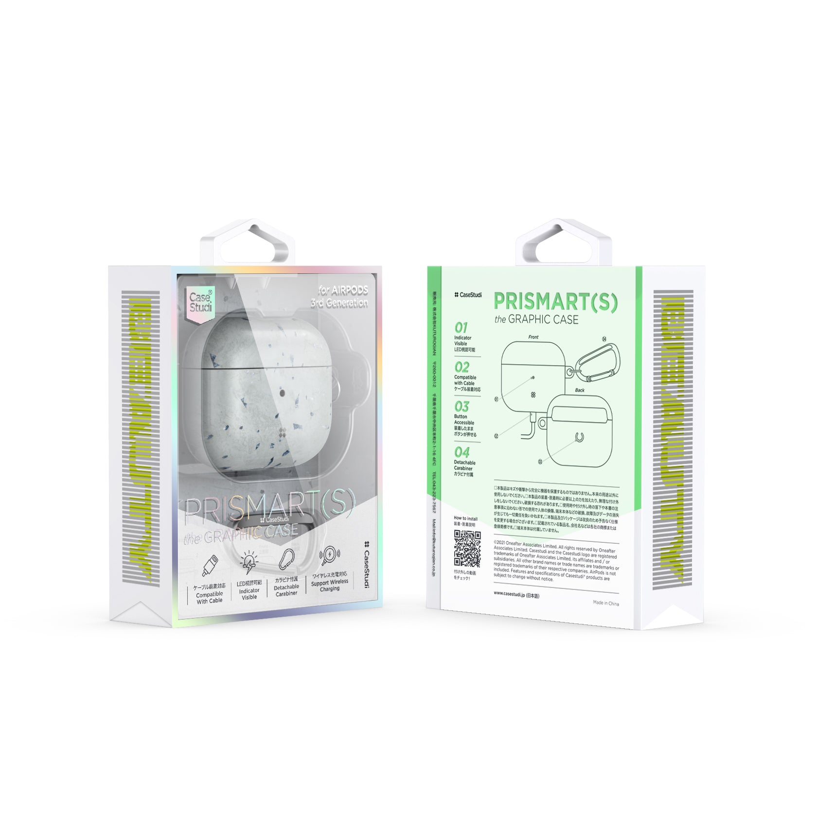 AIRPODS 3rd Generation CASE: PRISMART(S) TERRAZZO