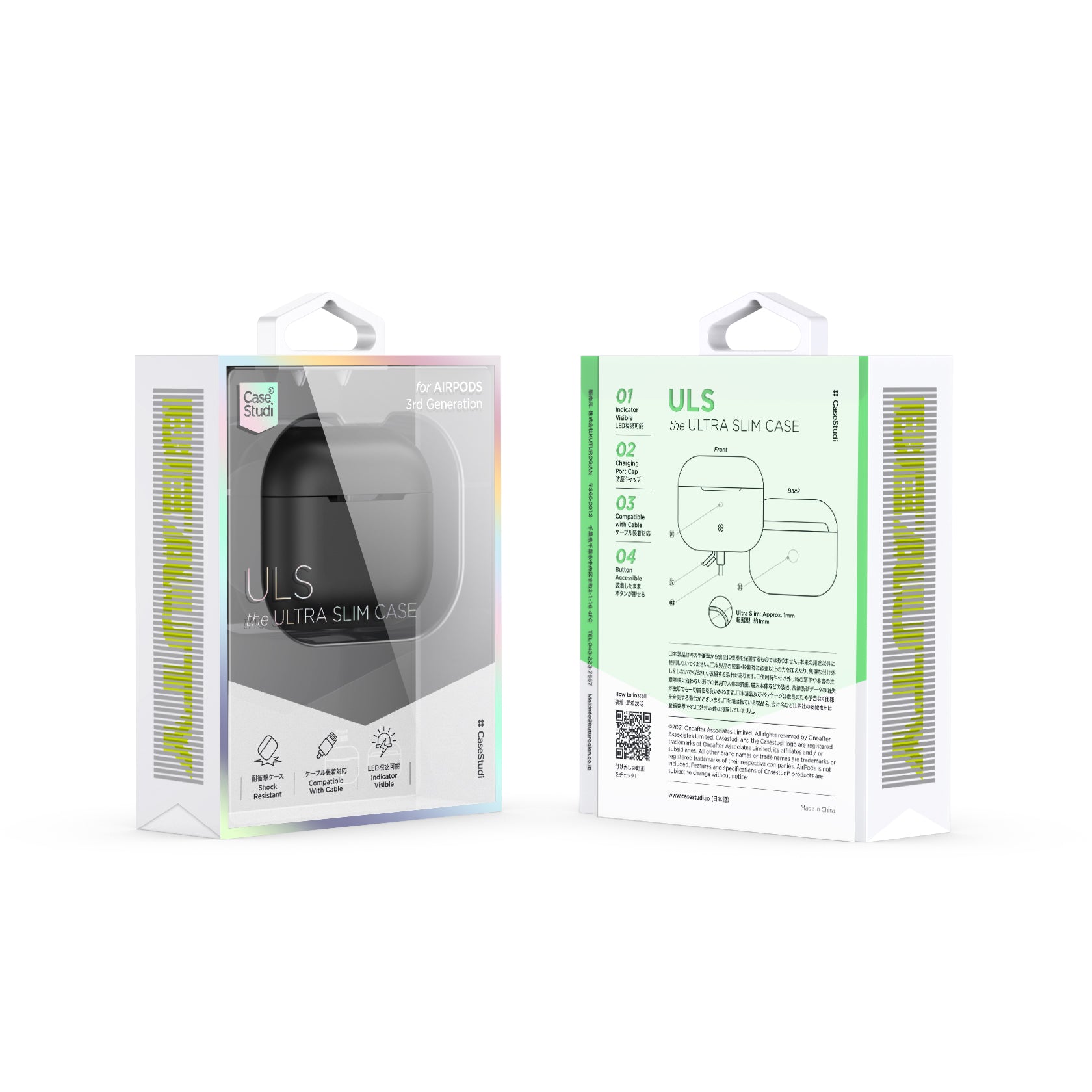 AIRPODS 3rd Generation CASE: ULS BLACK