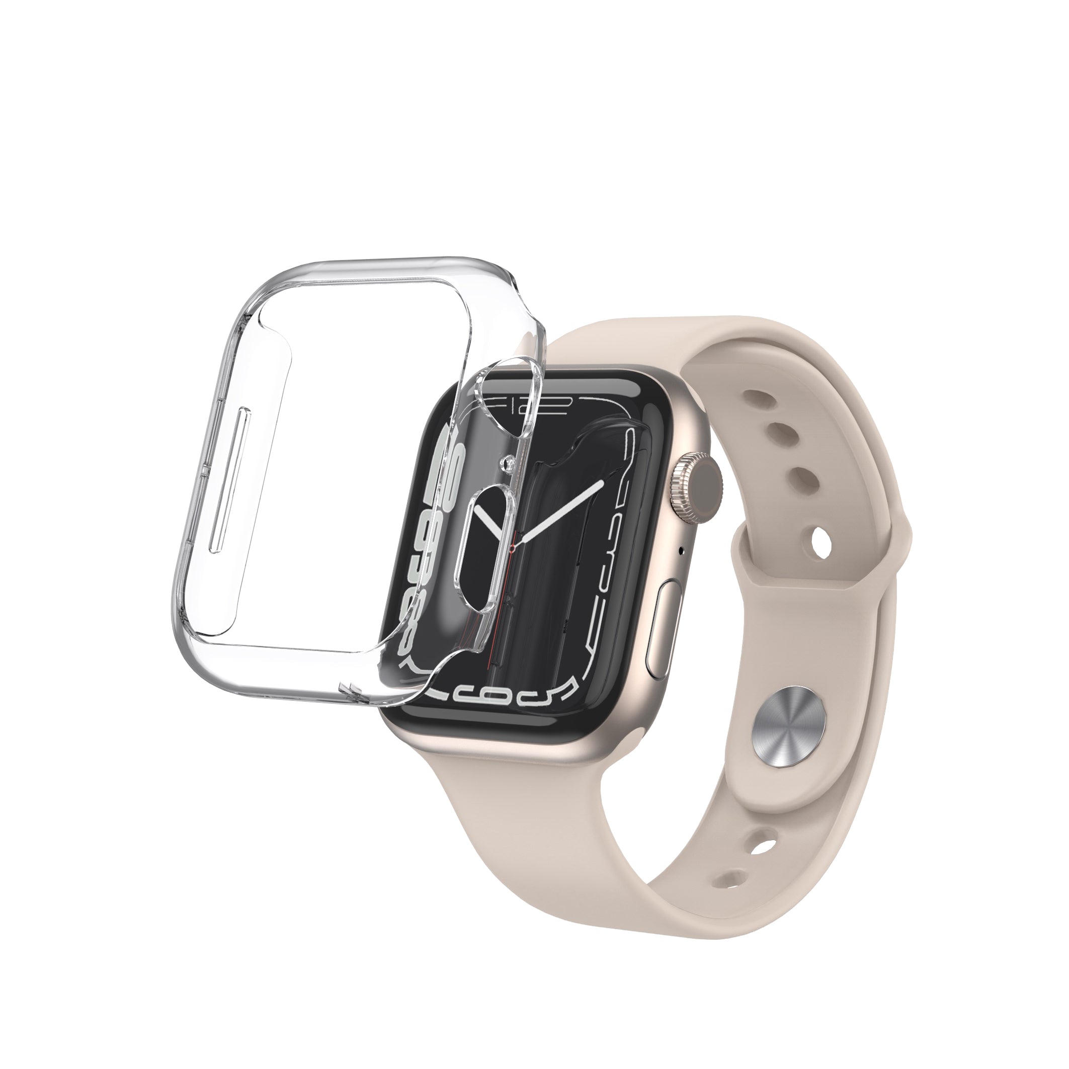 APPLE WATCH SERIES 7 EXPLORER CASE: CLEAR