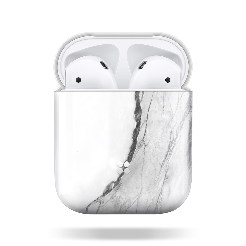 AIRPODS PRISMART CASE: MARBLE WHITE
